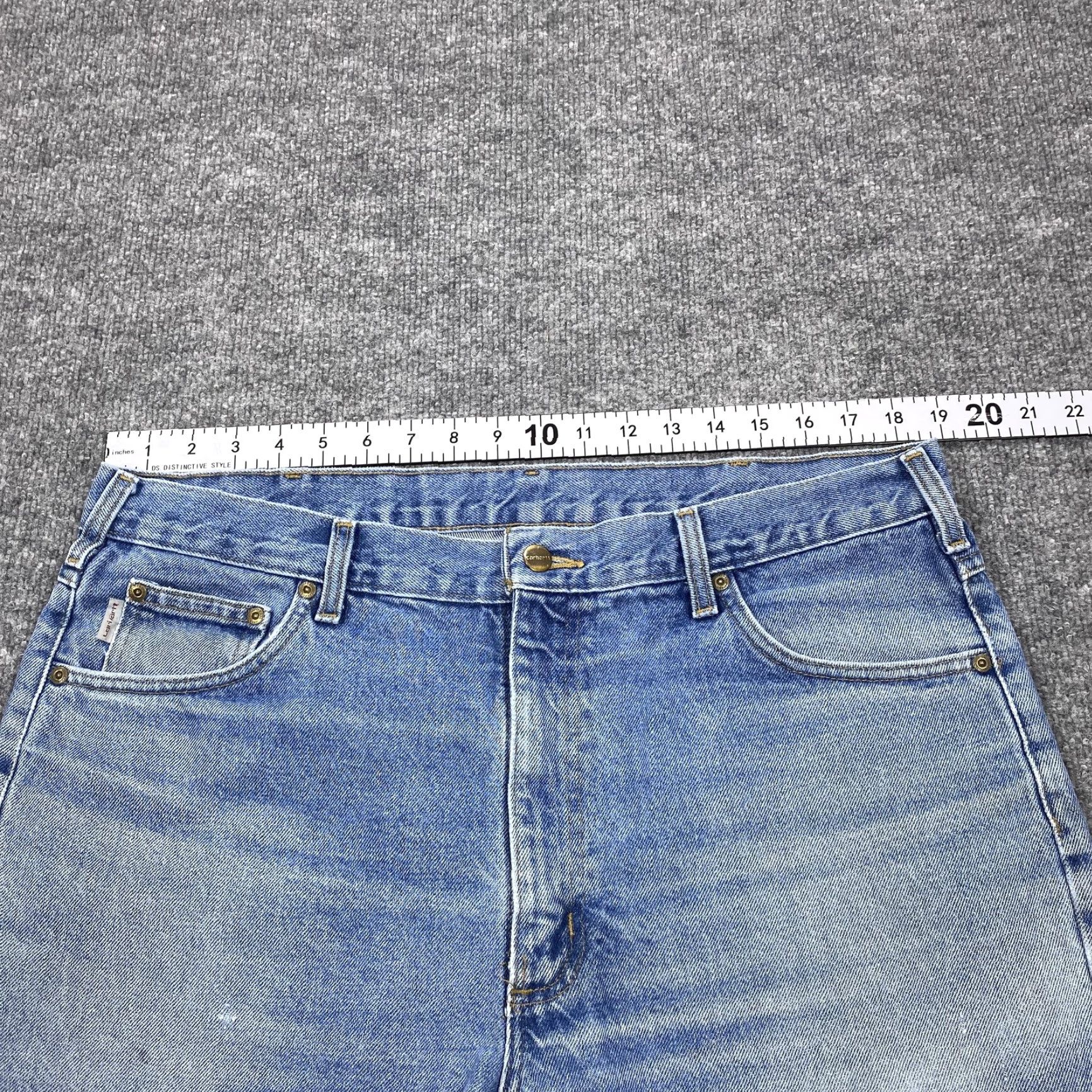 Carhartt Carhartt Jeans Mens 38x34 Light Blue Straight Leg Denim Workwear Classic Mens Size US 38 / EU 54 - 4 Thumbnail