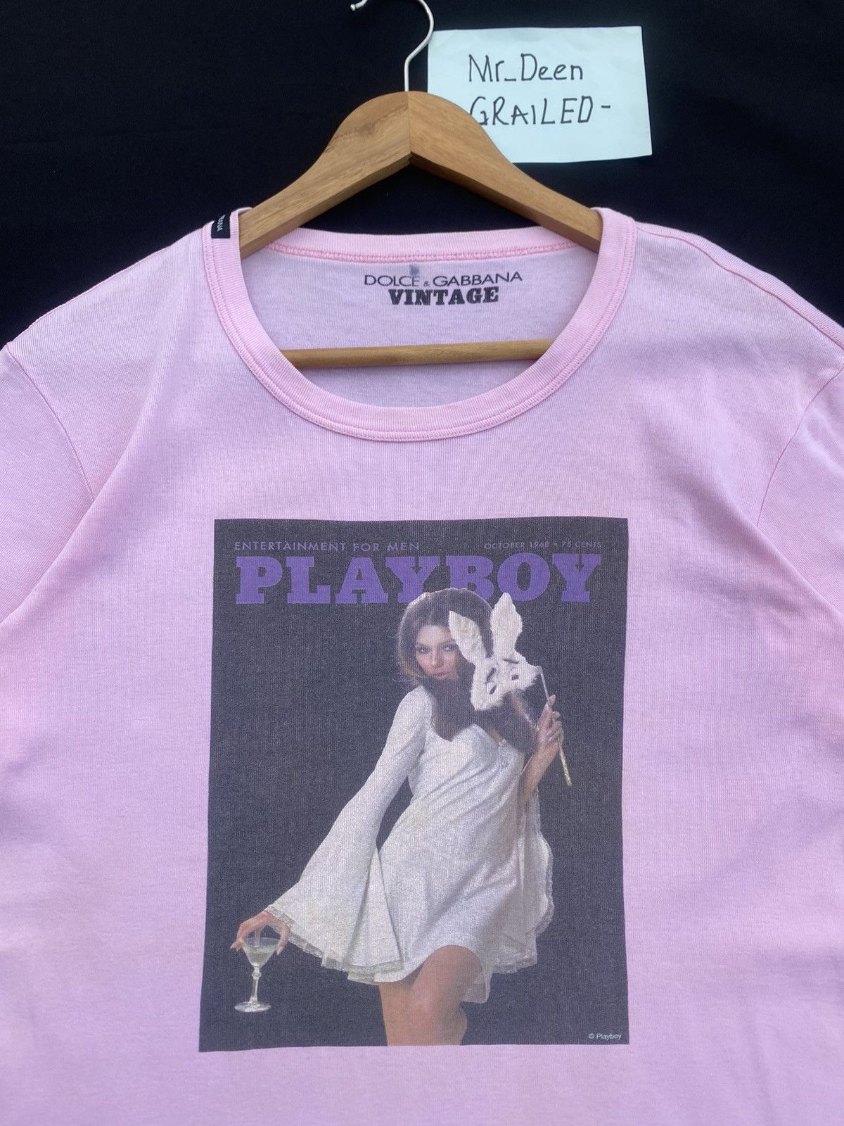 Dolce & Gabbana Rare Dolce & Gabbana Playboy Tshirt Size US S / EU 44-46 / 1 - 6 Thumbnail