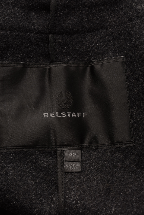 Belstaff Belstaff Italy Black Wool Blend Trench Coat Size L Size US L / EU 52-54 / 3 - 3 Thumbnail