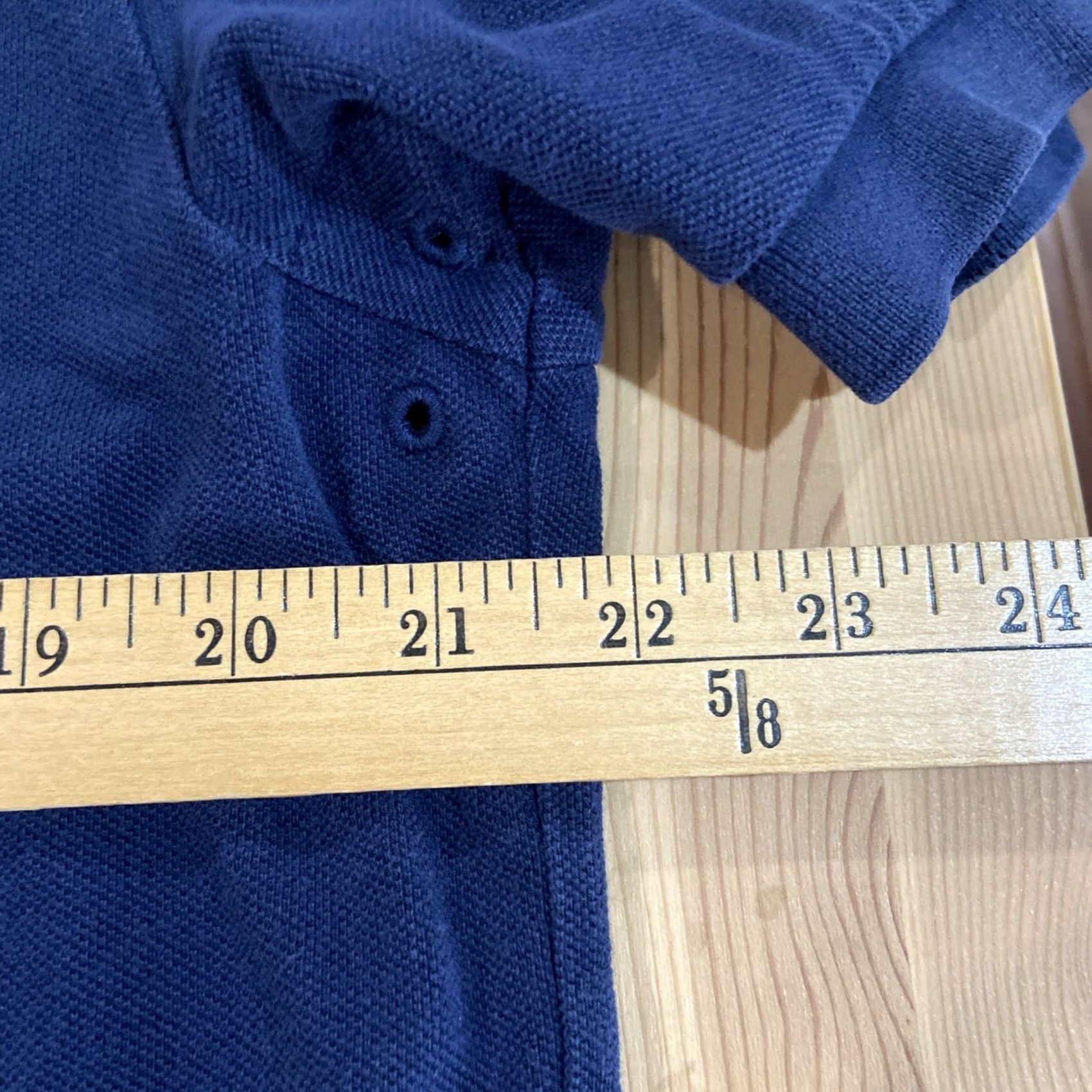 Ralph Lauren VINTAGE Polo Ralph Lauren Polo Shirt Mens L Big Pony Slim Fit Black 100% Cotton USA Flag Patriotic Boys Womens? Size US L / EU 52-54 / 3 - 4 Thumbnail