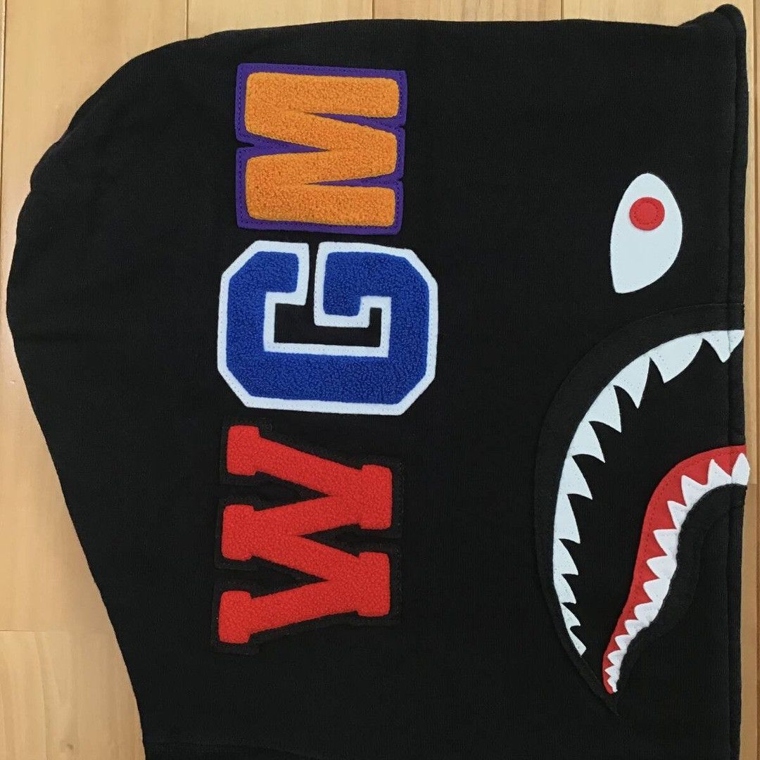 Bape BAPE × purple camo shark full zip hoodie a bathing ape Size US L / EU 52-54 / 3 - 4 Thumbnail
