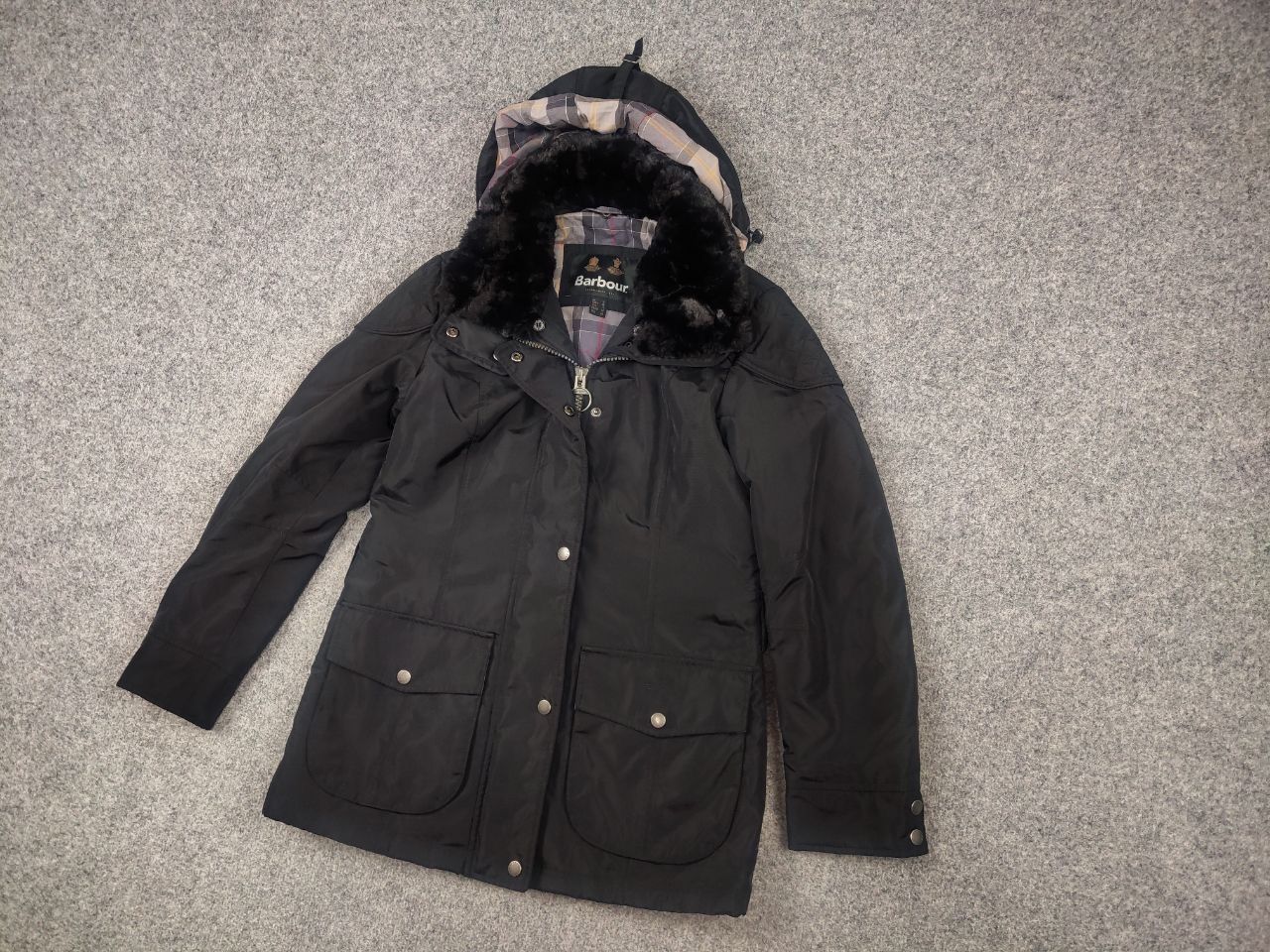 Barbour Barbour International outlaw waterproof Zip Fur Parka Jacket Size M / US 6-8 / IT 42-44 - 4 Thumbnail