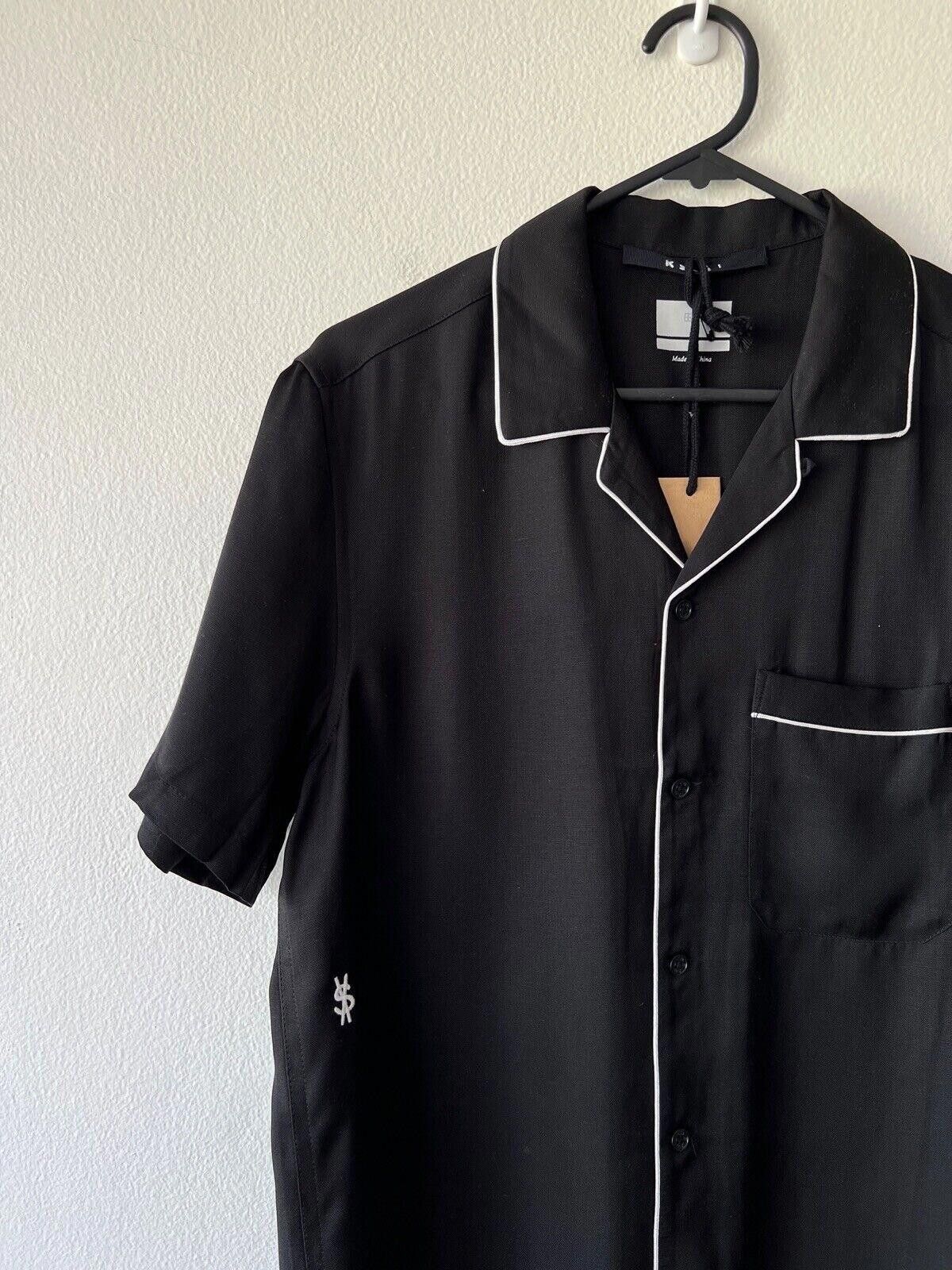 Ksubi ksubi short sleeve shirt top extra small xs s black downtown Size US XS / EU 42 / 0 - 2 Thumbnail