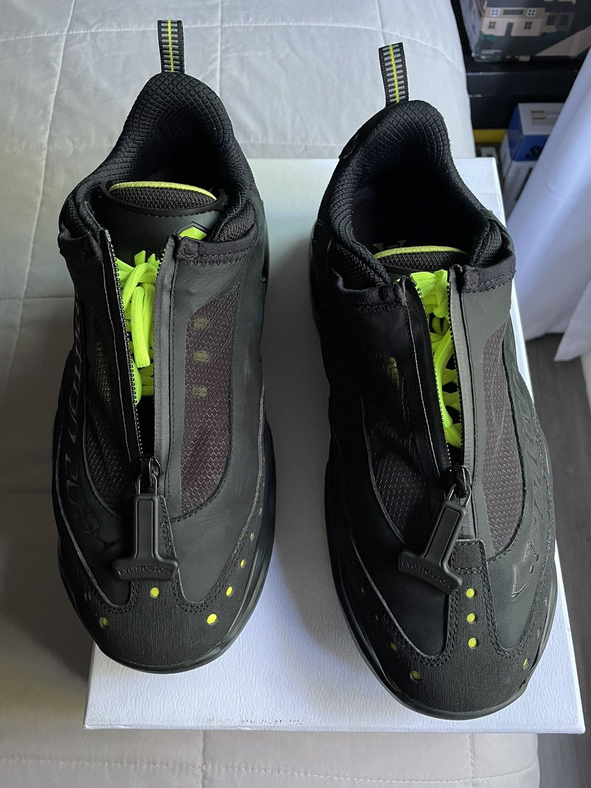 Louis Vuitton Louis Vuitton Black Millennium Trainer Sneaker Size US 8.5 / EU 41-42 - 4 Thumbnail