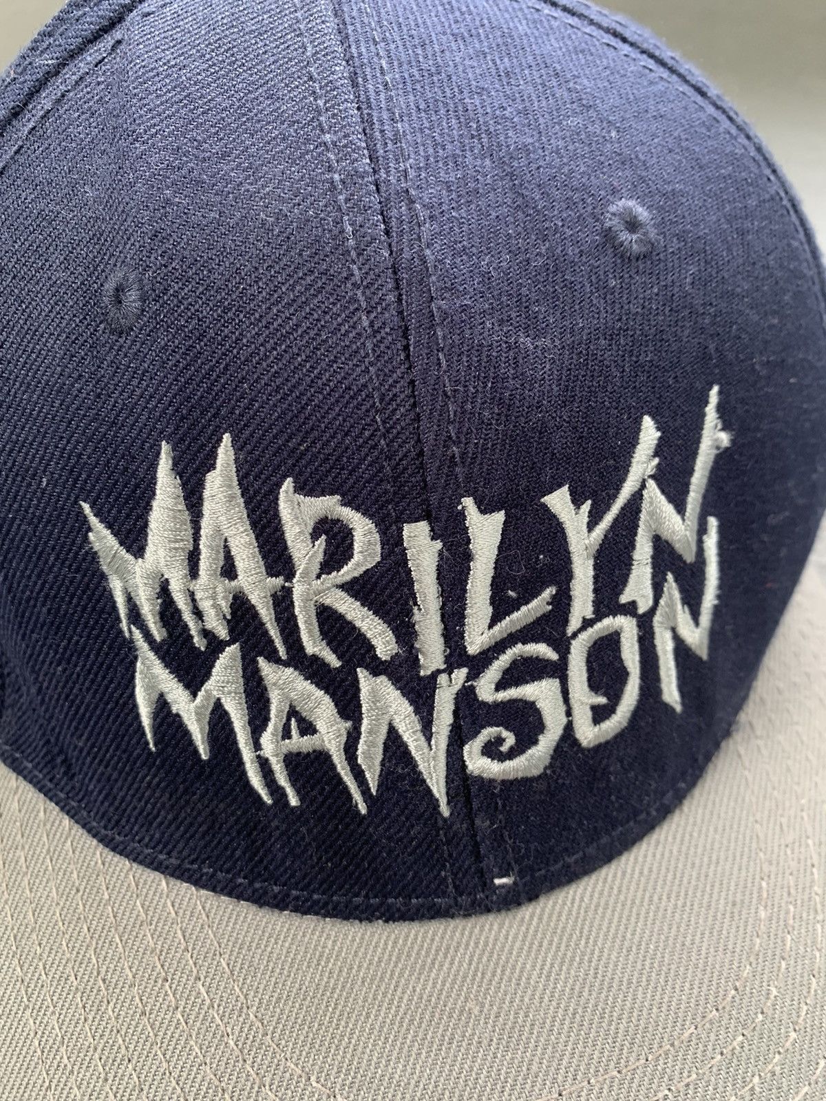 Band Tees × Marilyn Manson × Vintage Vintage Marilyn Manson Classic Font Cap Size ONE SIZE - 2 Thumbnail