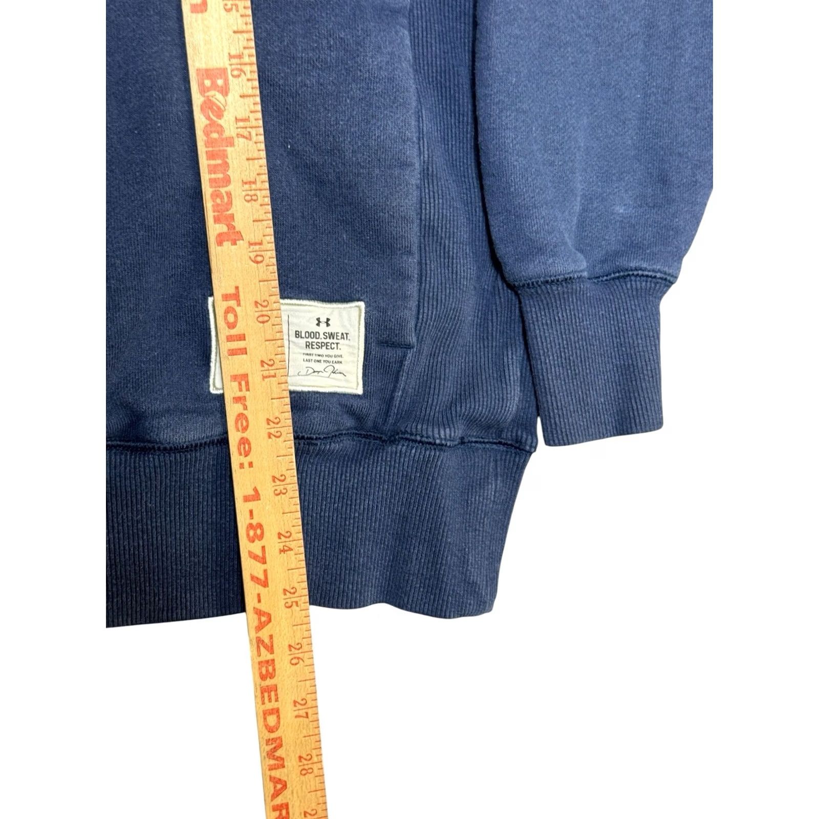 Under Armour Under Armour Project Rock Hoodie Sz M Navy Blue Mens Sweater Terry Brahma Bull Size US M / EU 48-50 / 2 - 3 Thumbnail