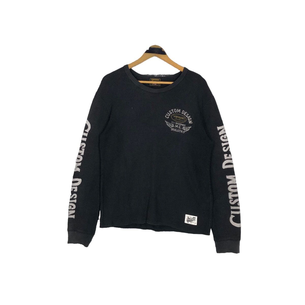 Vanson Leathers Vintage Vanson Cottons Crewneck Sweatshirt Pullover Big Logo Size US S / EU 44-46 / 1 - 3 Thumbnail