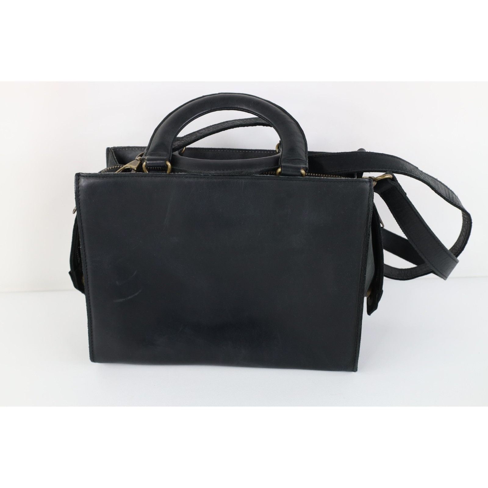 Vintage Baseballism Glove Leather Handled Game Day Purse Bag Black Size ONE SIZE - 5 Thumbnail