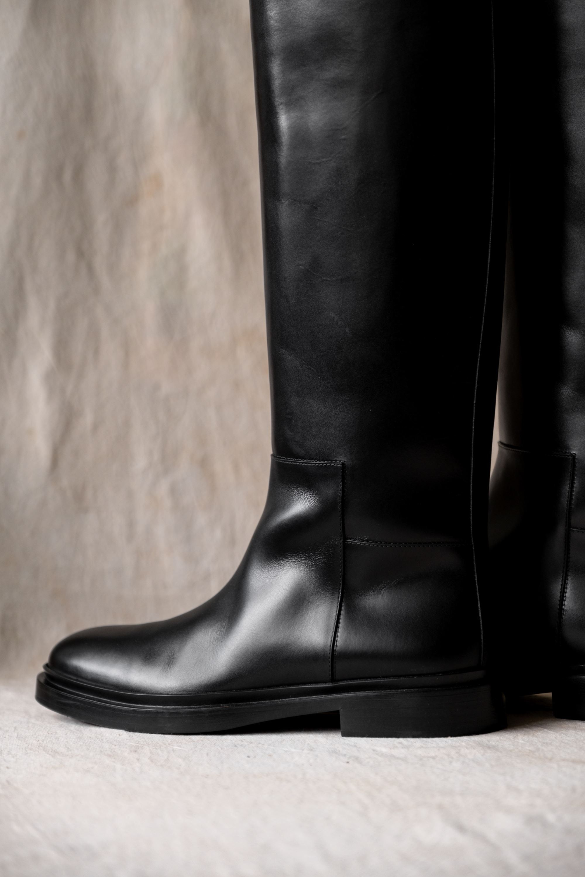 Jil Sander Jil Sander Leather Riding Tall Boots Size US 9.5 / IT 39.5 - 8 Thumbnail