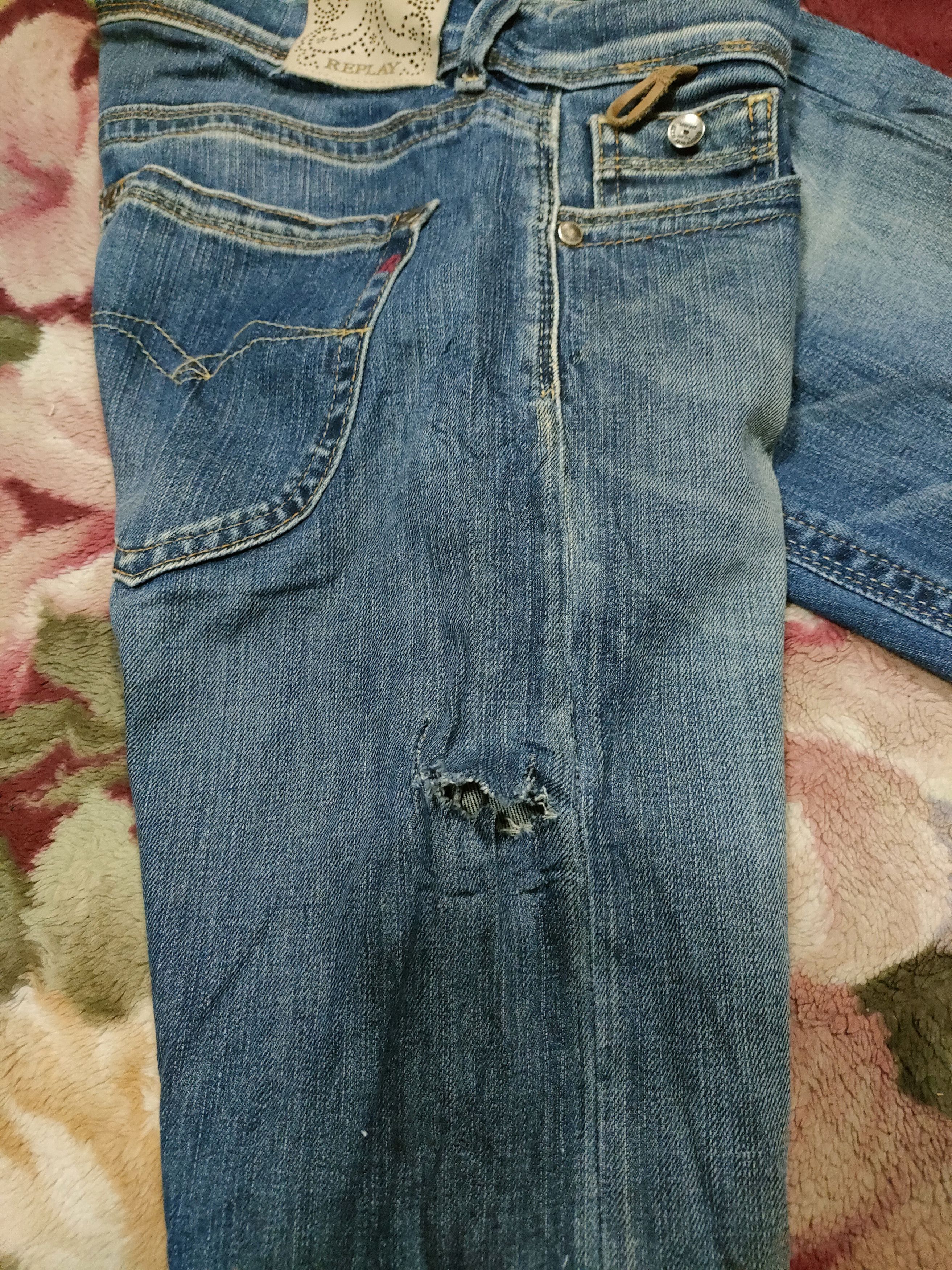 If Six Was Nine × Replay Replay Janice Jeans Size 29" - 6 Thumbnail