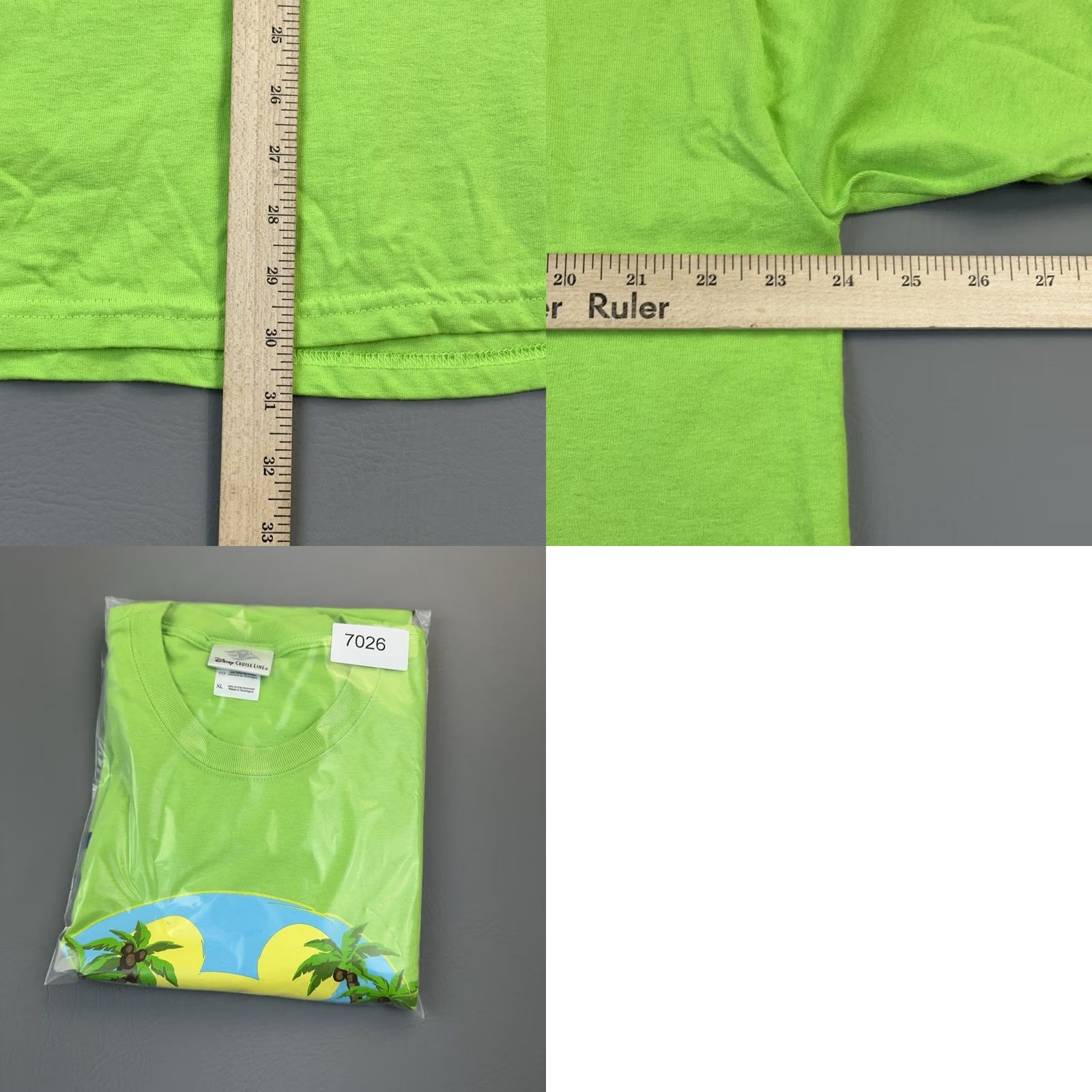 Disney VINTAGE Disney Castaway Cay Shirt Mens XL Green Mickey Deadstock Size US XL / EU 56 / 4 - 8 Thumbnail