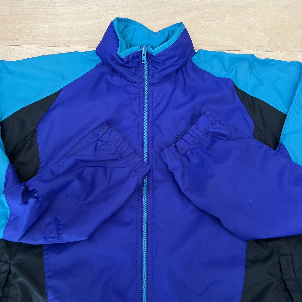 Nike × Vintage Vintage Nike Windbreaker Small Purple 90s Oregon Sportswear Size US S / EU 44-46 / 1 - 3 Thumbnail