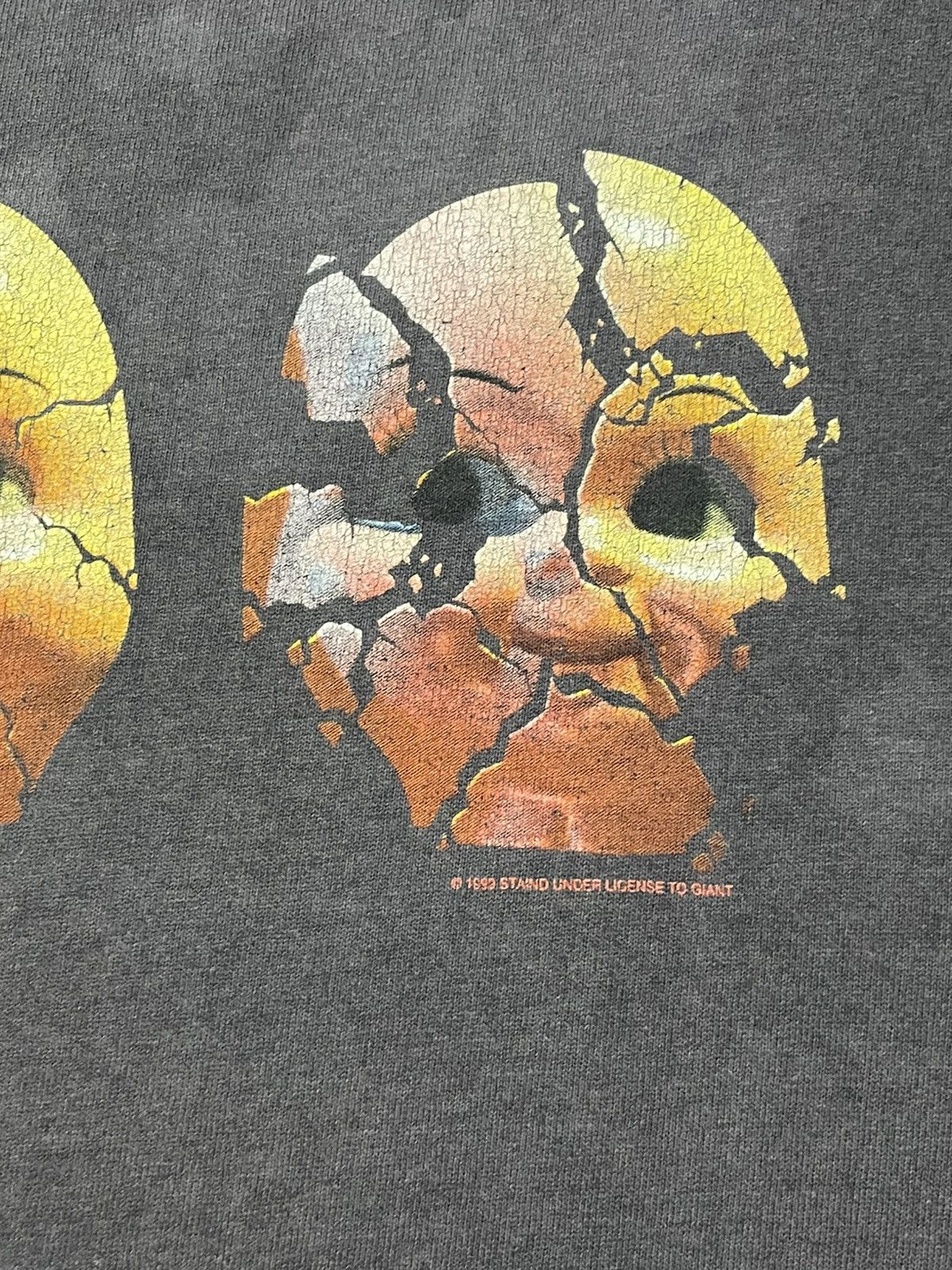 Vintage Vintage 1990s Original Staind Doll Face Sunfaded Rock Tshirt Size US M / EU 48-50 / 2 - 7 Thumbnail