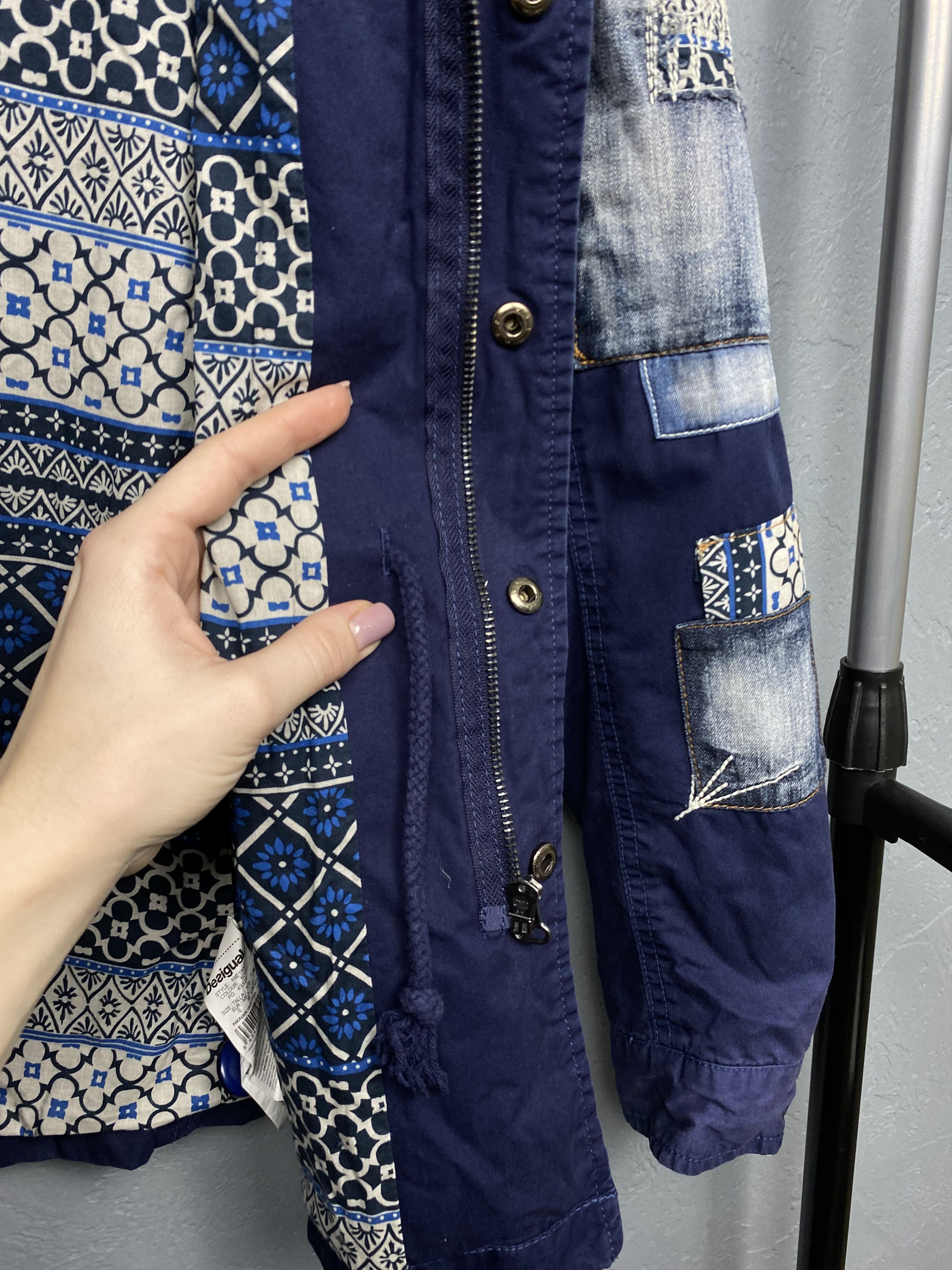 Desigual × Vintage Desigual Vintage Mens Patchwork Jacket Size US S / EU 44-46 / 1 - 11 Thumbnail