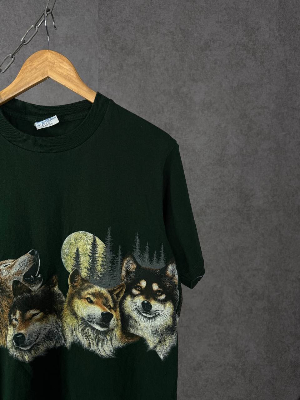 Vintage Wolf vintage animal tee Size US M / EU 48-50 / 2 - 2 Thumbnail