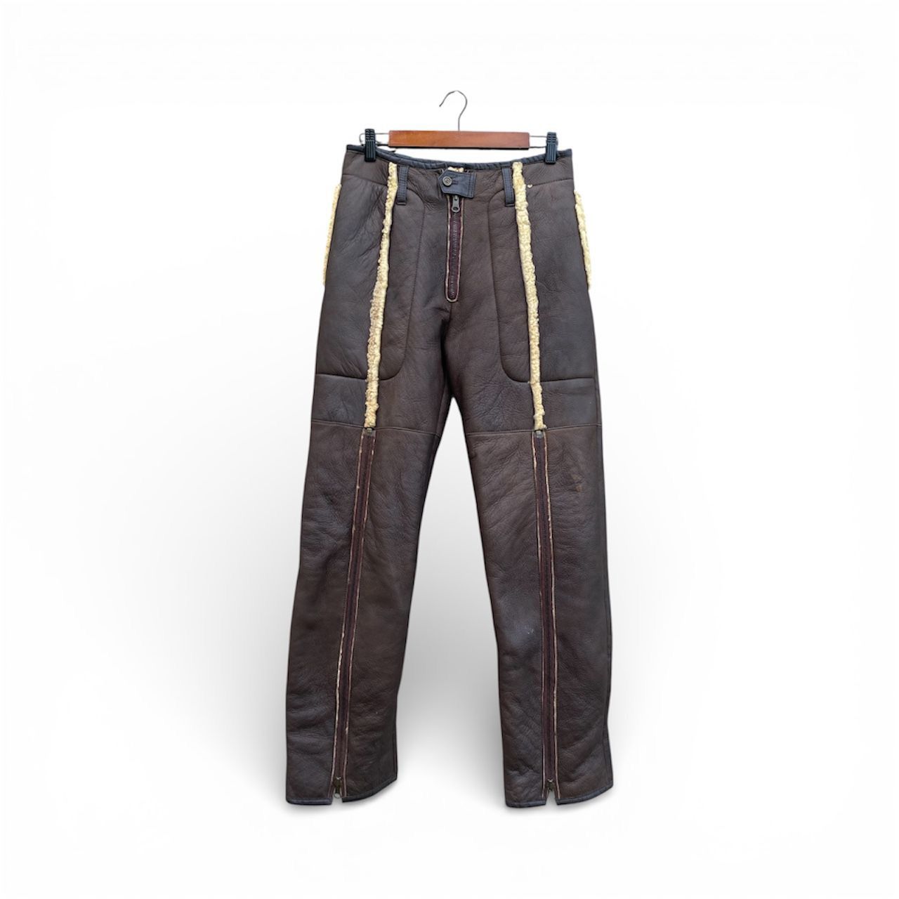 Yoshiyuki Konishi Yoshiyuki Konishi B3 Sheepskin Shearling Leather Pant 29-30 Size US 30 / EU 46 - 1 Thumbnail