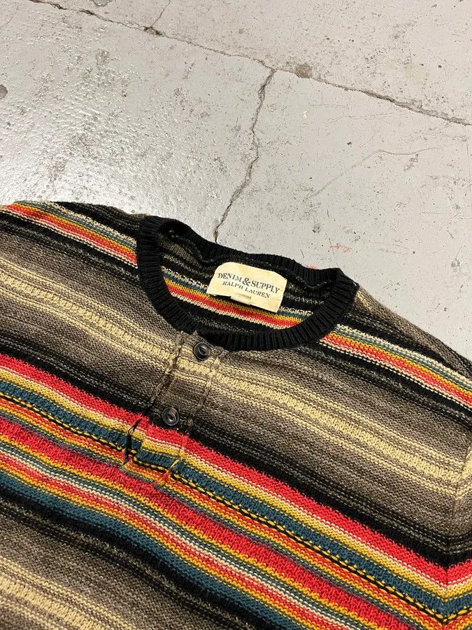 Polo Ralph Lauren 2010s Ralph Lauren Native Multicolor Striped Sweater Size US M / EU 48-50 / 2 - 5 Thumbnail
