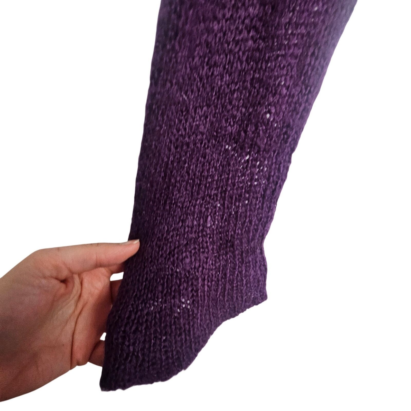 SHIPS Wooden Ships Womens Mohair Wool Cowl Neck Open Knit Sweater Size M / US 6-8 / IT 42-44 - 4 Thumbnail