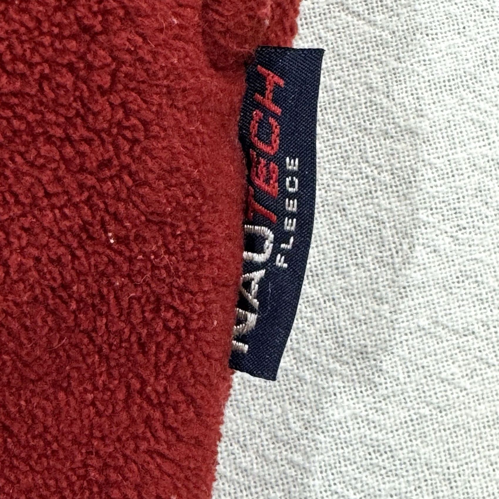 Nautica VINTAGE Nautica Competition Red Fleece Pullover Sweatshirt XS XL 90s 1/4 Zip Embroidered Logo Men's Pullover Yellow Size US XL / EU 56 / 4 - 5 Thumbnail