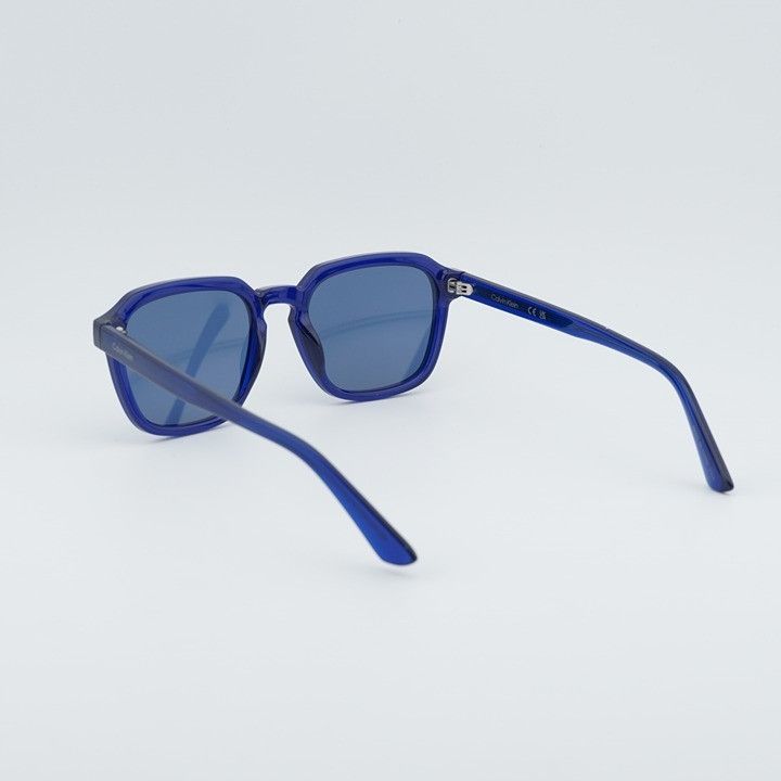 Calvin Klein Calvin Klein CK23533S 400 Men Sunglasses Blue Square Frame Size ONE SIZE - 5 Thumbnail