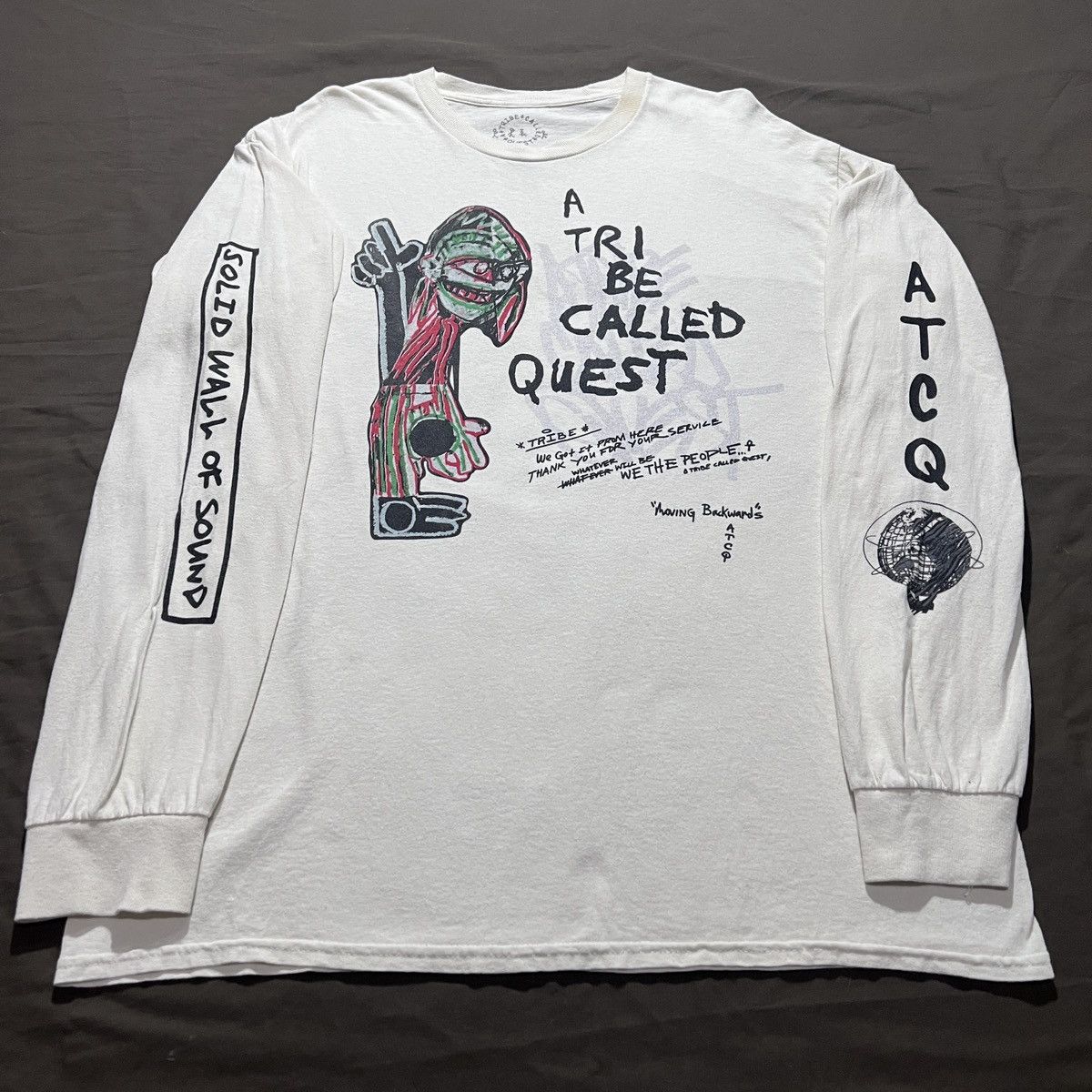 Rap Tees A Tribe Called Quest ATCQ Hiphop Rap Promo Tee L Size US L / EU 52-54 / 3 - 1 Thumbnail