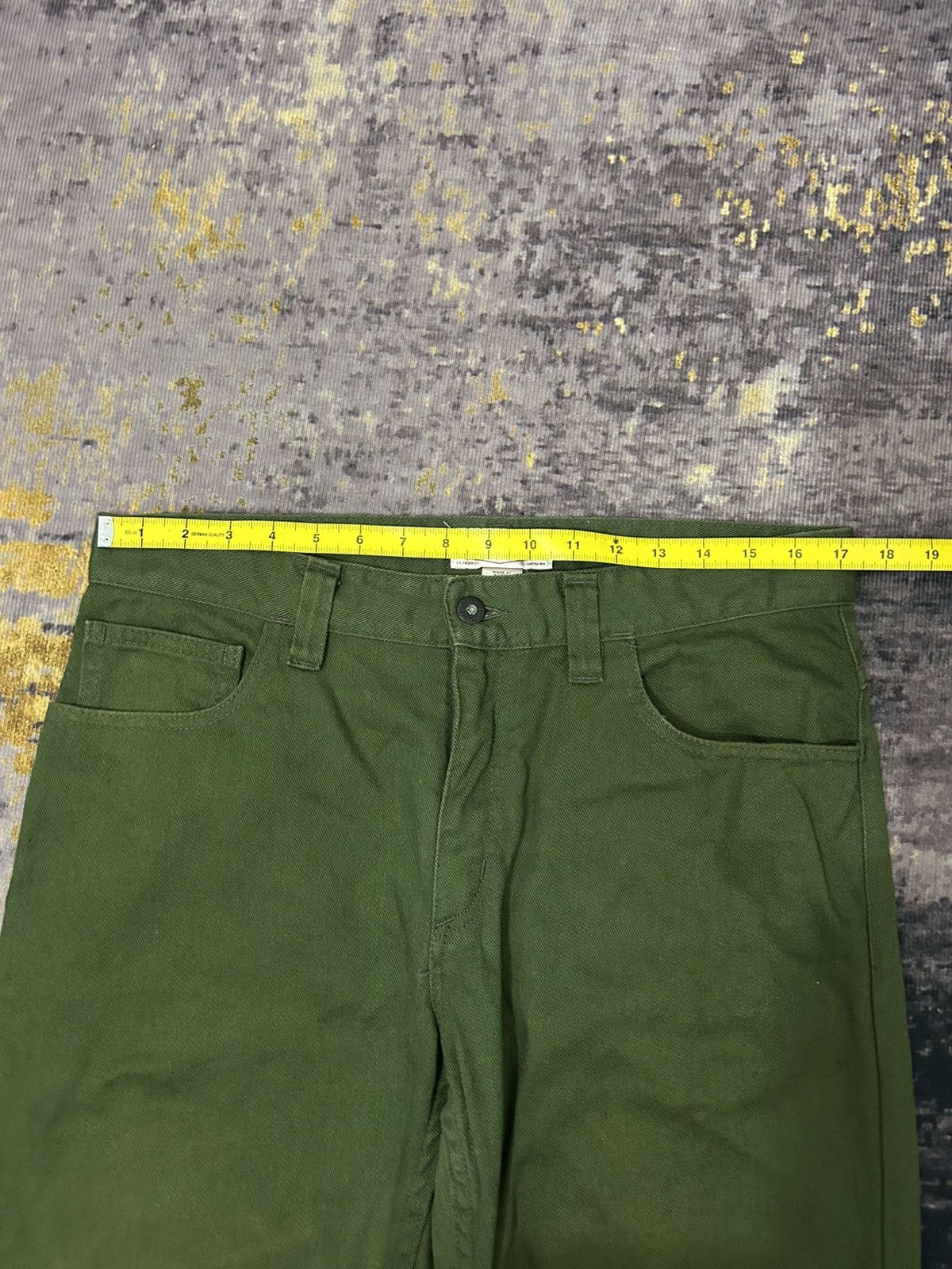 Filson Filson Army Green Sun Faded Pants Size US 33 - 15 Thumbnail