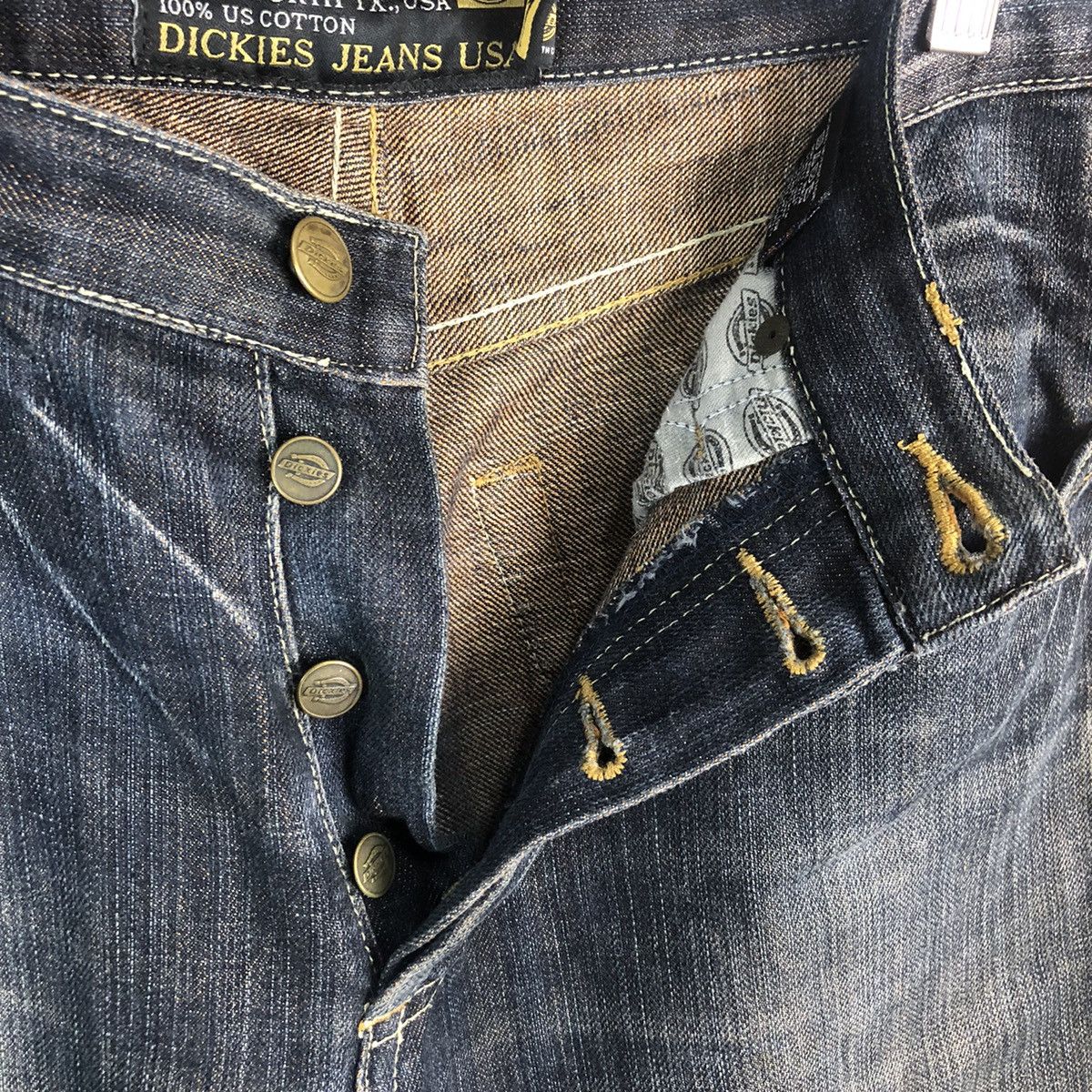 Dickies Dickies vintage Black Denim Pants #A2091 Size US 31 - 14 Thumbnail
