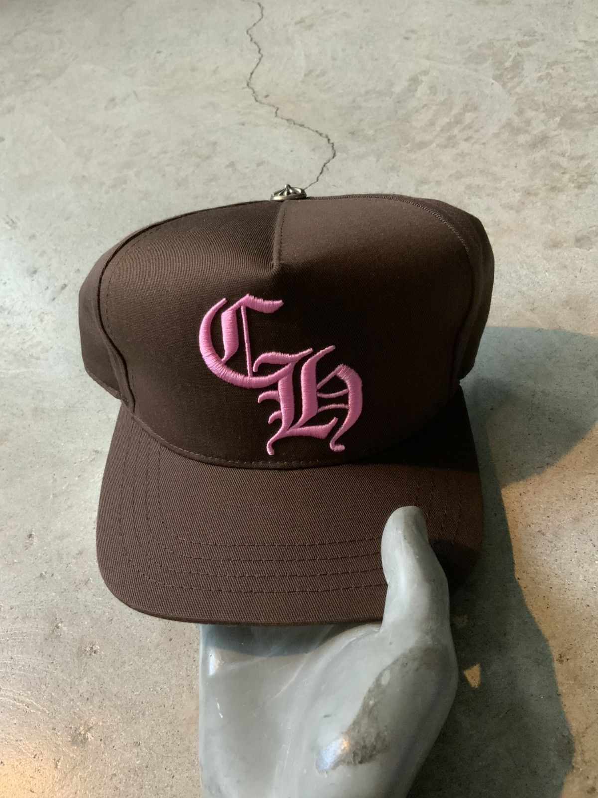 Chrome Hearts CHROME HEARTS PINK CH BROWN HAT CAP Size ONE SIZE - 1 Thumbnail