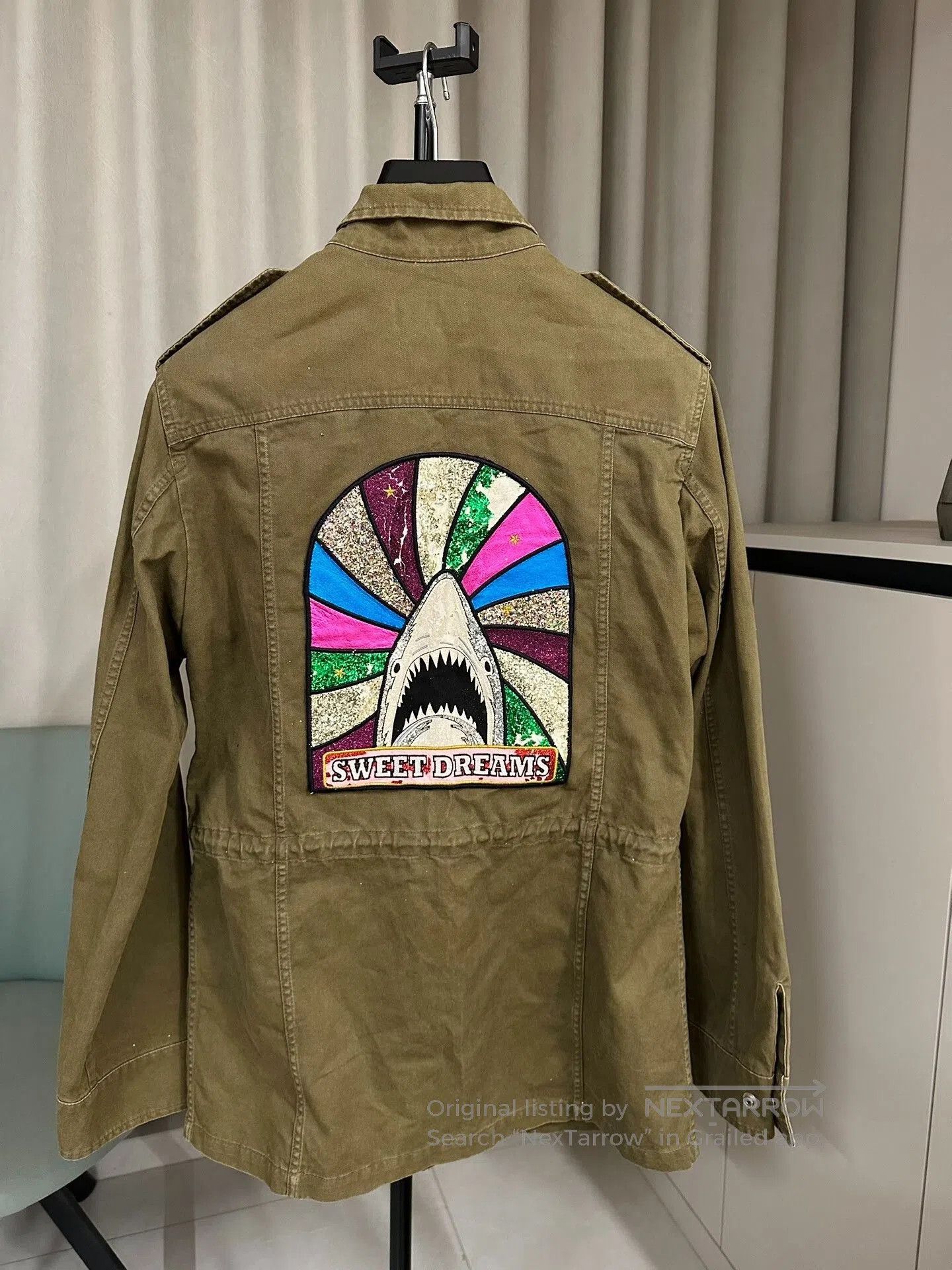 Saint Laurent Paris Saint Laurent Shark Utility Jacket Green. Size US M / EU 48-50 / 2 - 5 Thumbnail