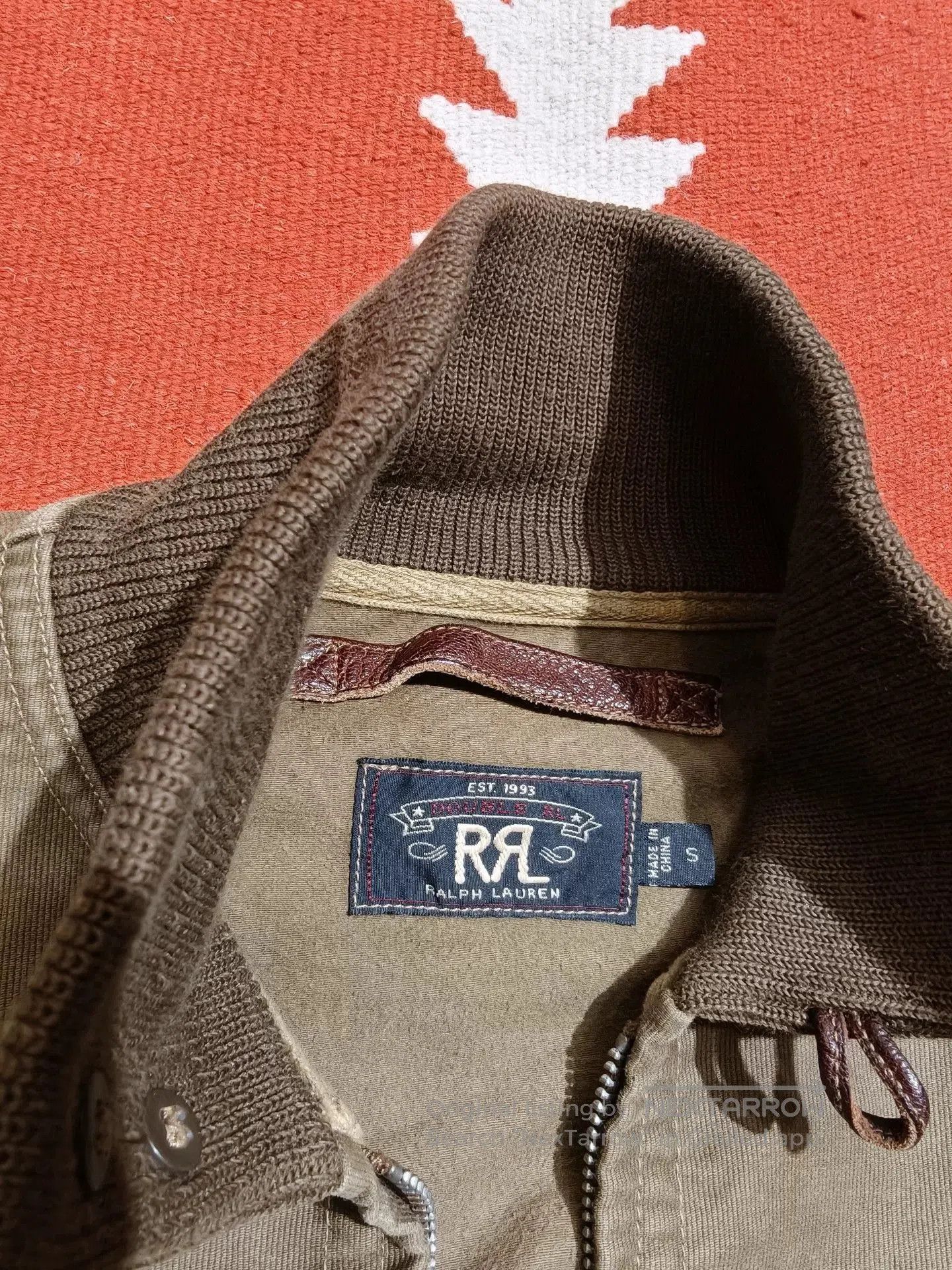 RRL Ralph Lauren RRL A1 Flight Jacket in Olive Brown. Size US S / EU 44-46 / 1 - 4 Thumbnail