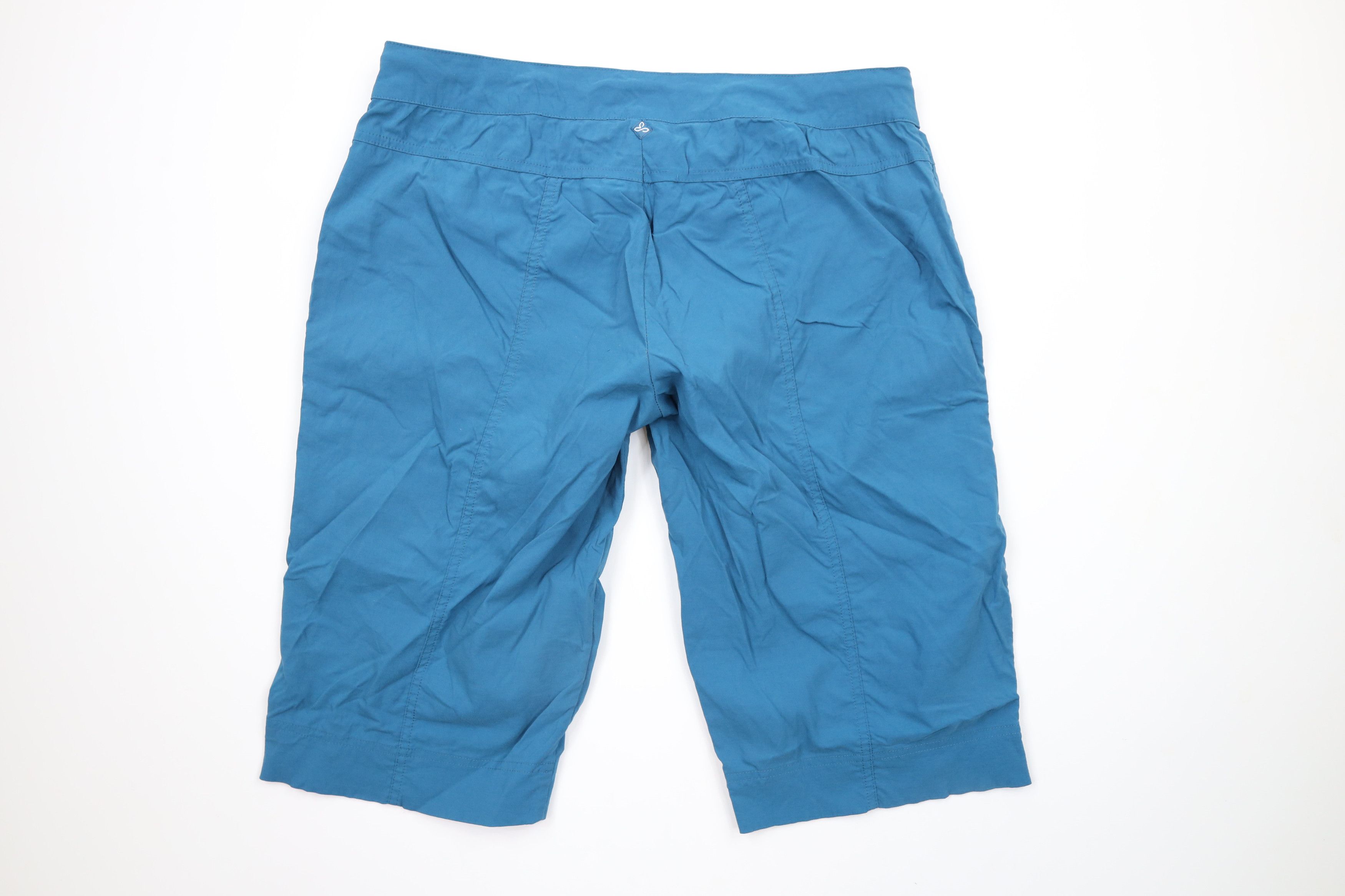 Prana × Vintage prAna Breathe Stretch Outdoor Hiking Capris Shorts Blue Size 34" / US 12 / IT 48 - 8 Thumbnail