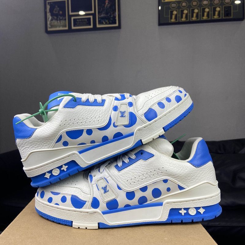 Louis Vuitton Yayoi Kusama x Louis Vuitton Polka Dot Trainers -2508 Size US 8.5 / EU 41-42 - 7 Thumbnail