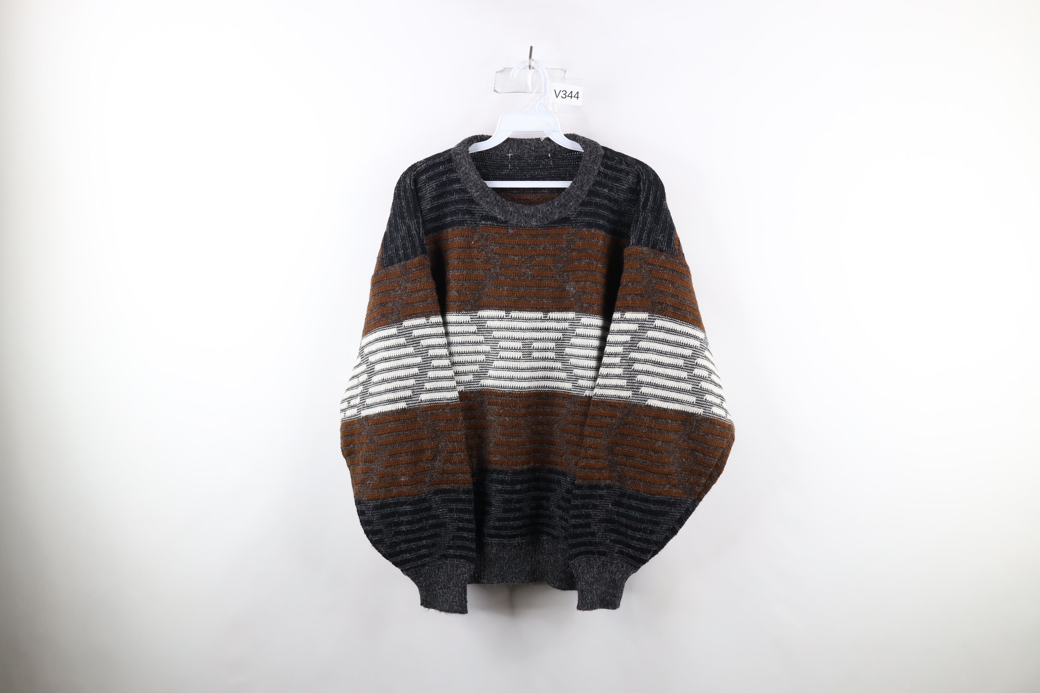 Image of Vintage 90's Coogi Style Mohair Blend Fuzzy Shag Knit Sweater, Men's (Size XL)