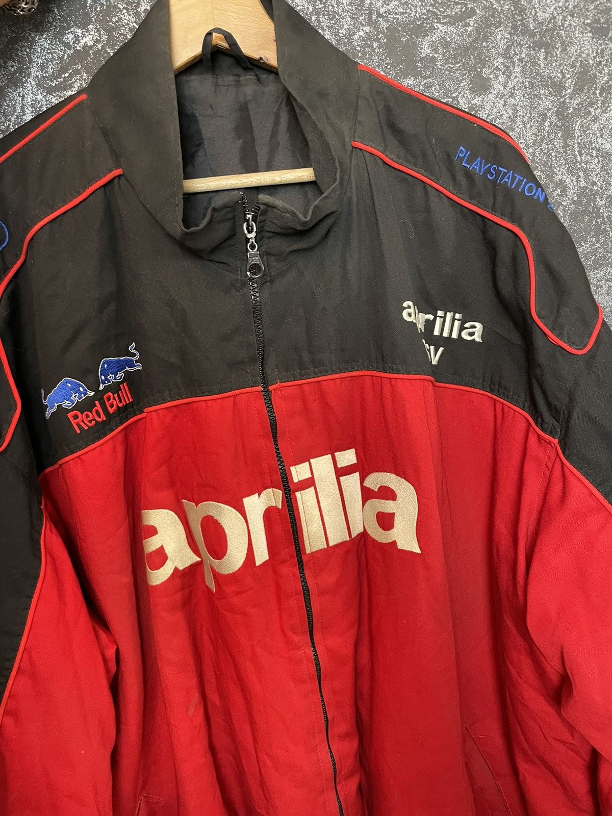 Other Rare Aprilia Jacket Racing Motorsport Embroidery Streetwear Size US XL / EU 56 / 4 - 2 Thumbnail