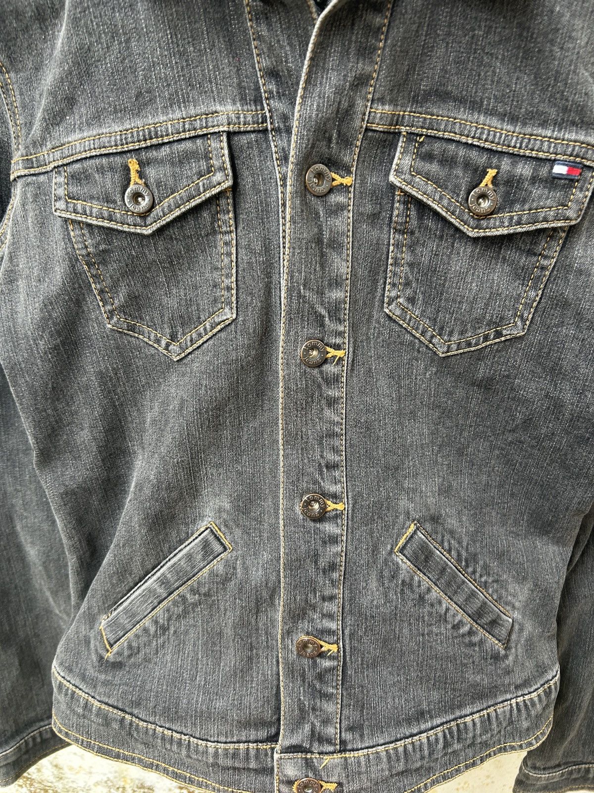 Vintage Tommy Hilfiger jeans denim jacket Size US XXS / EU 40 - 4 Thumbnail