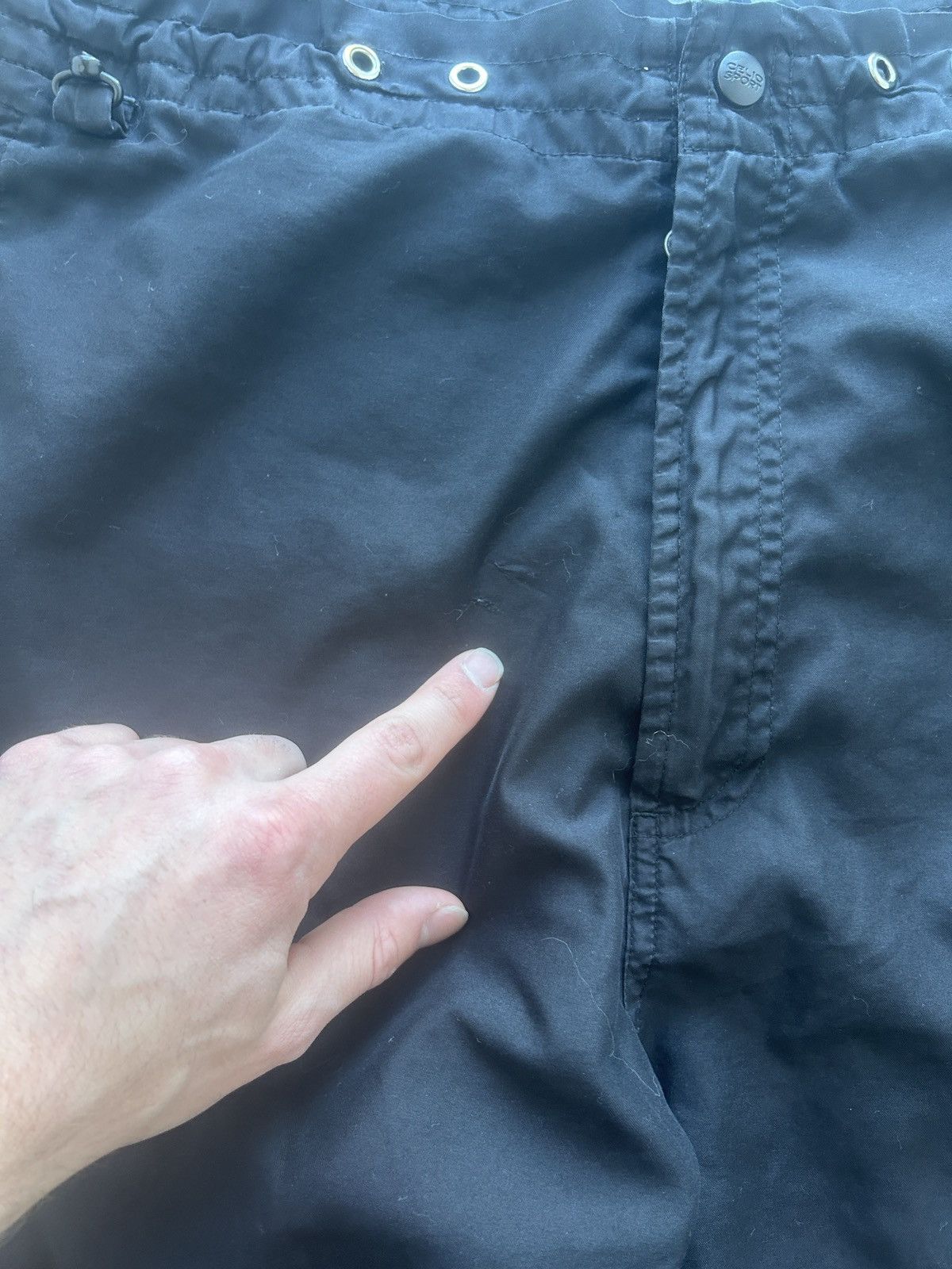 Vintage Vintage Y2K Baggy Black Parachute Pants Size US 34 / EU 50 - 5 Thumbnail