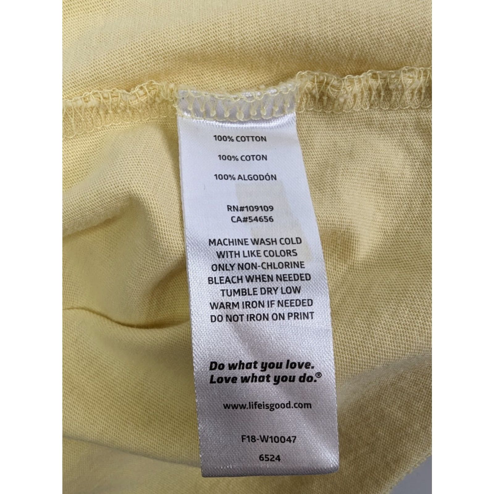 Life is Good Life Is Good Hello Love Coffee Mug Hearts Yellow T Shirt Small Women Size S / US 4 / IT 40 - 7 Thumbnail