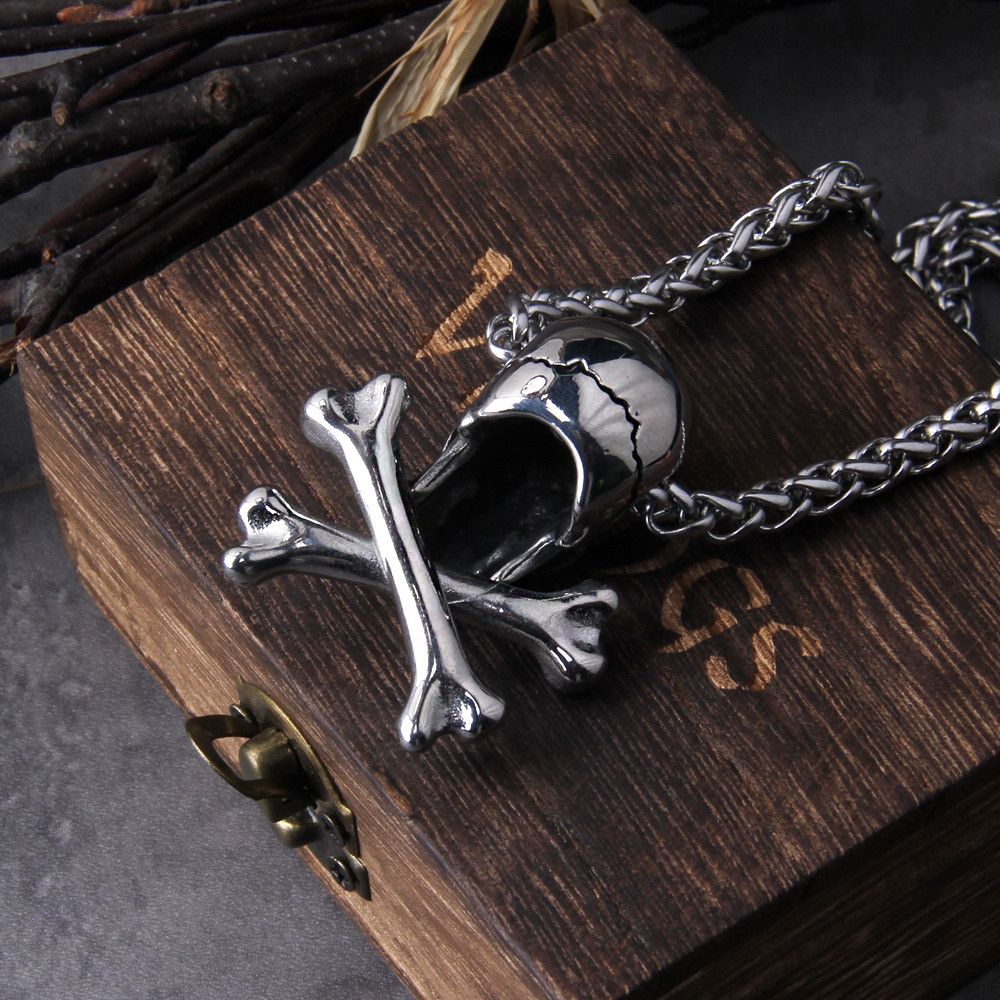 Jewelry Skeleton Skull Necklace Size ONE SIZE - 2 Thumbnail