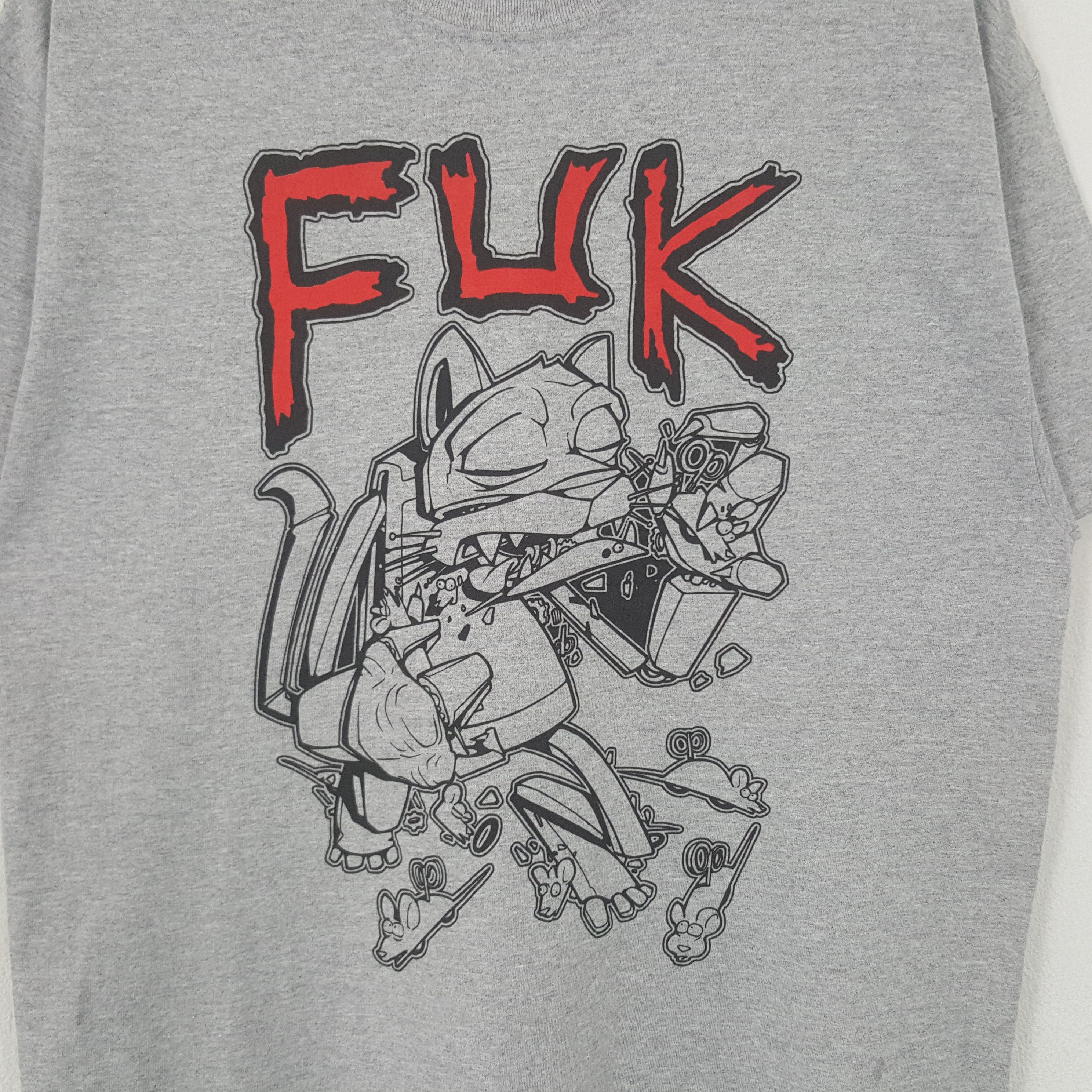 Band Tees Vintage Fuk American Punk Rock Band Tshirt RR6 Size US L / EU 52-54 / 3 - 2 Thumbnail