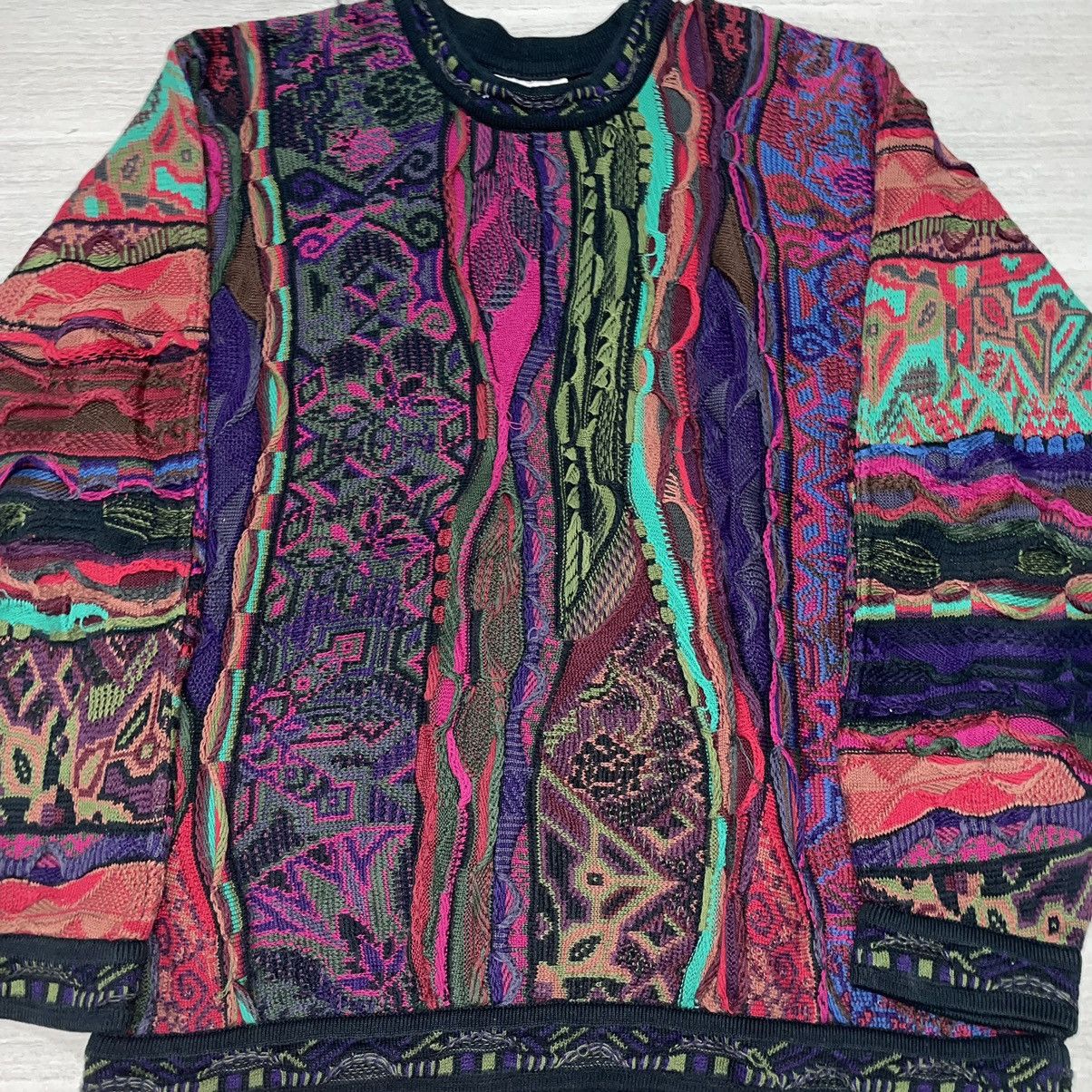 Coogi Vintage Coogi Knit Sweater Size US L / EU 52-54 / 3 - 3 Thumbnail