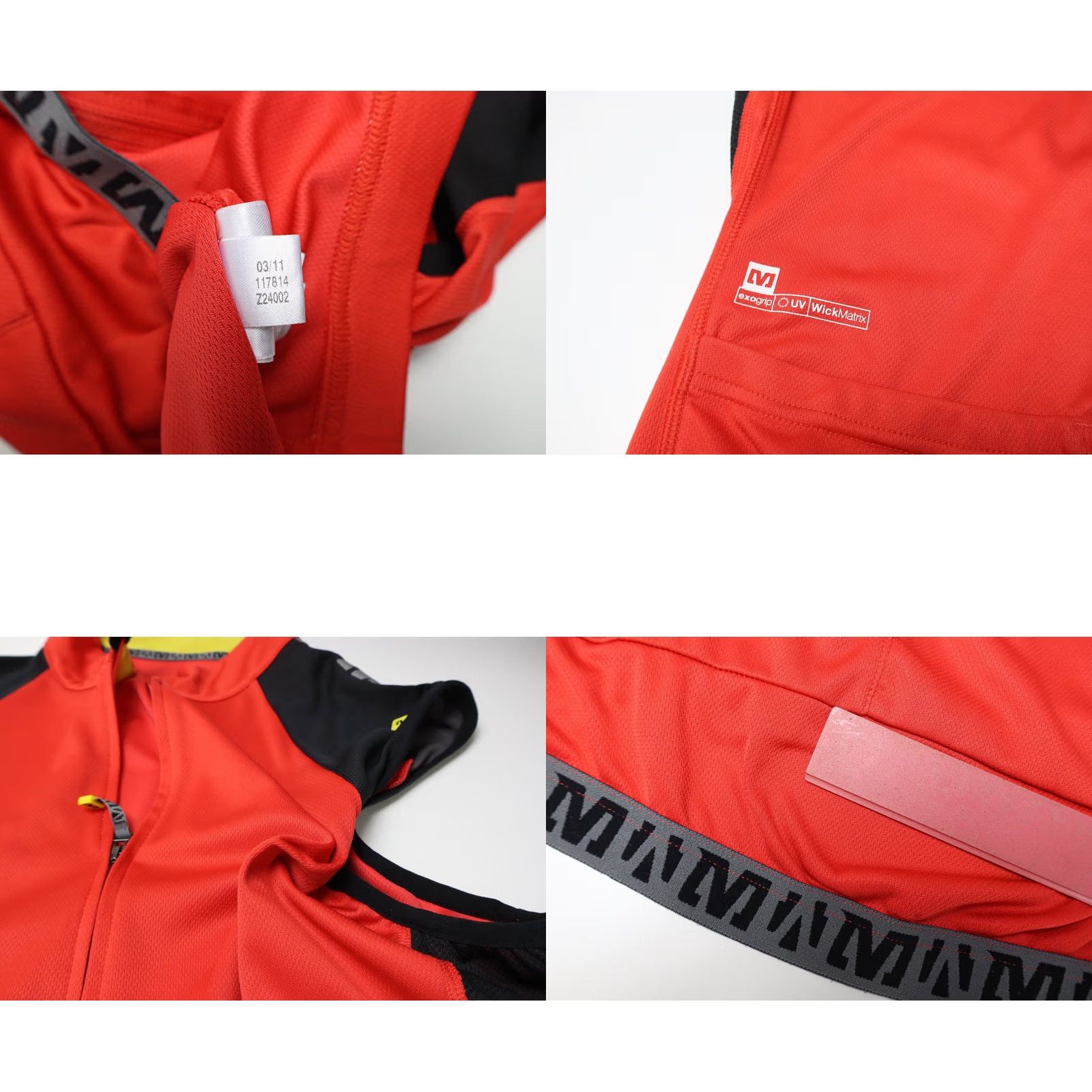 Mavi MAVIC Ride Better T-shirt Men's XL Windproof Cycling Vest Full Zipper Orange Shirt Mens XL Orange Cycling Vest Windproof Ride Better Size US XL / EU 56 / 4 - 8 Thumbnail