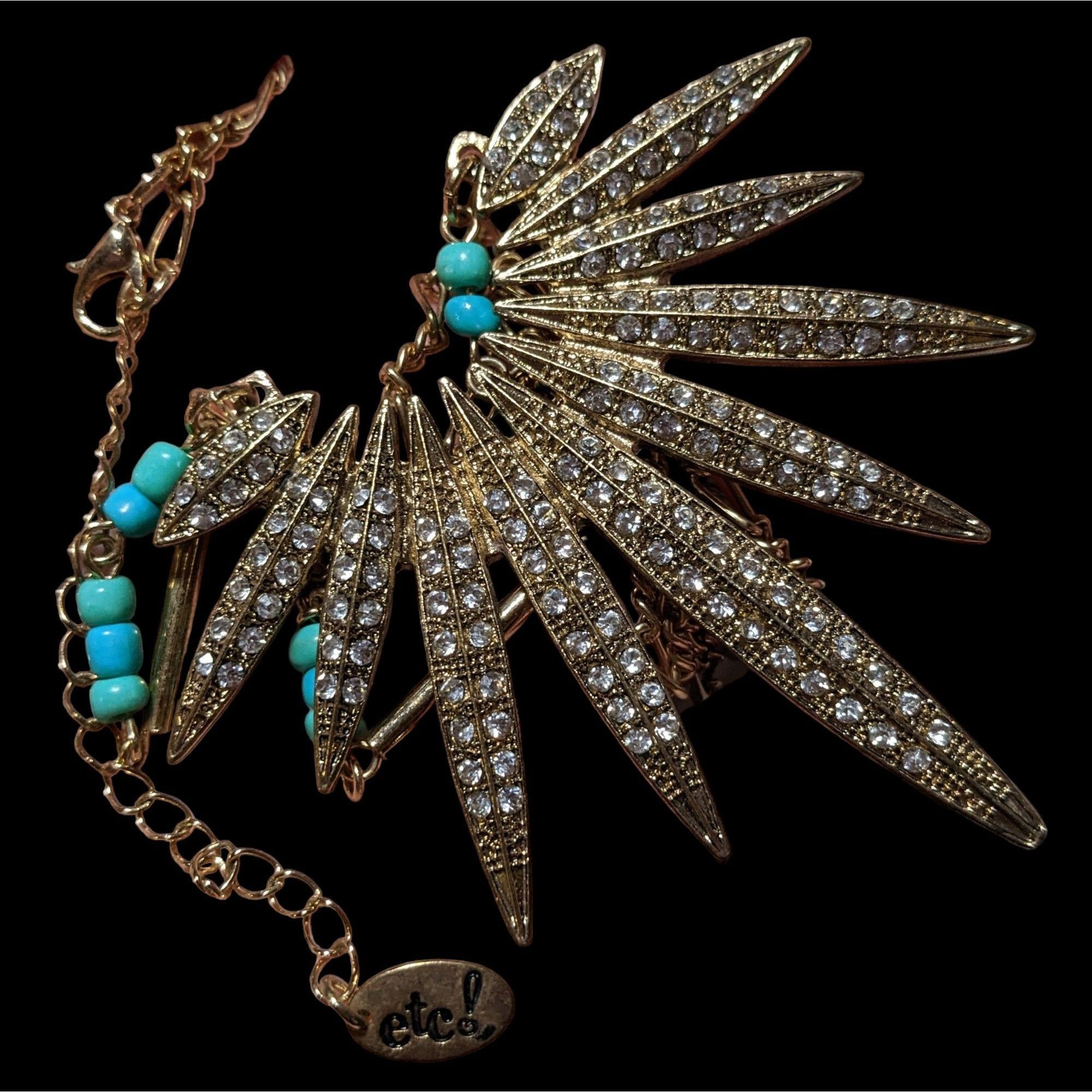 Other Southwestern Sunburst Rhinestone Pendant Necklace Size ONE SIZE - 4 Thumbnail