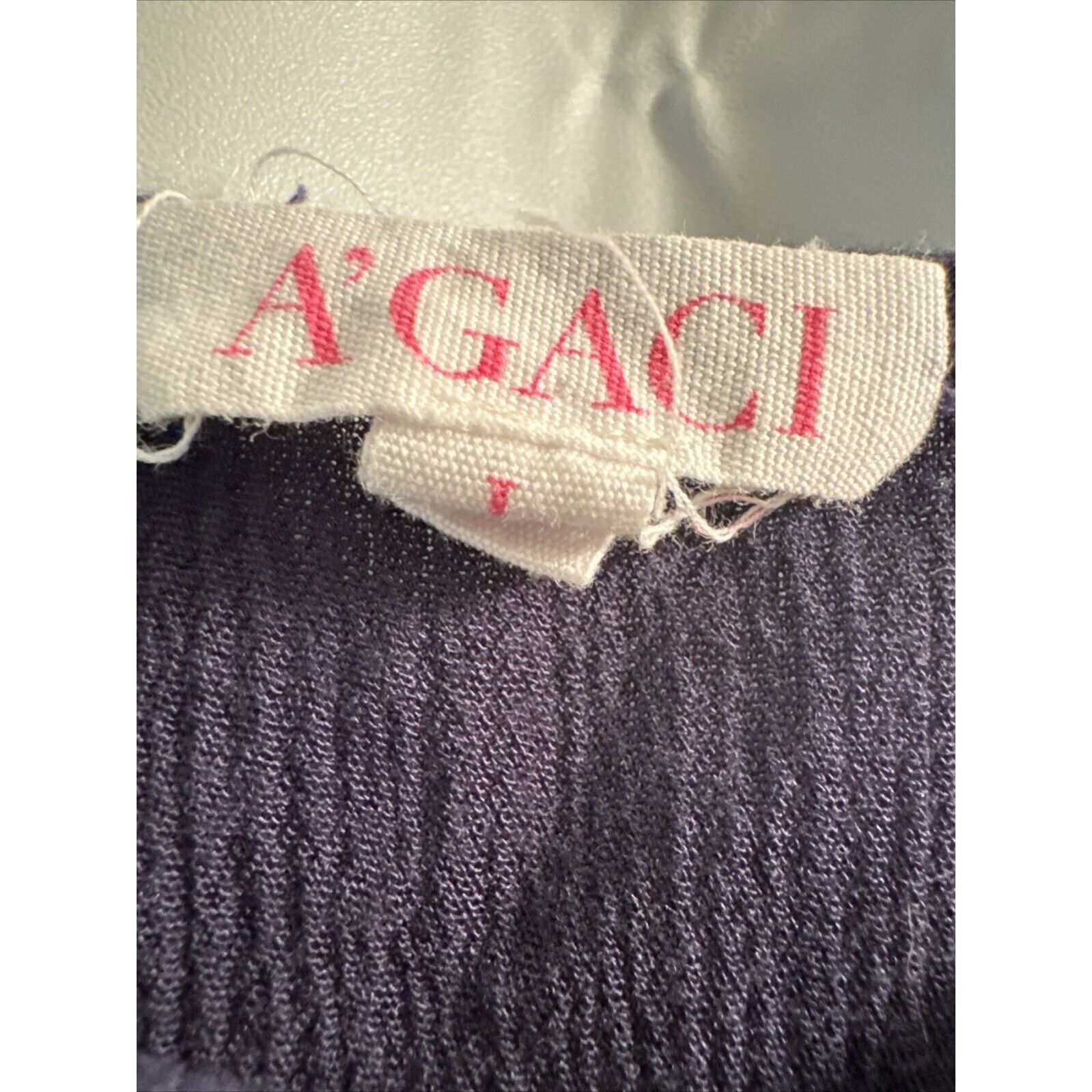 Other Agaci Womens Large Blouse Shirt Top Blue Cold Shoulder Pullo Size L / US 10 / IT 46 - 2 Thumbnail