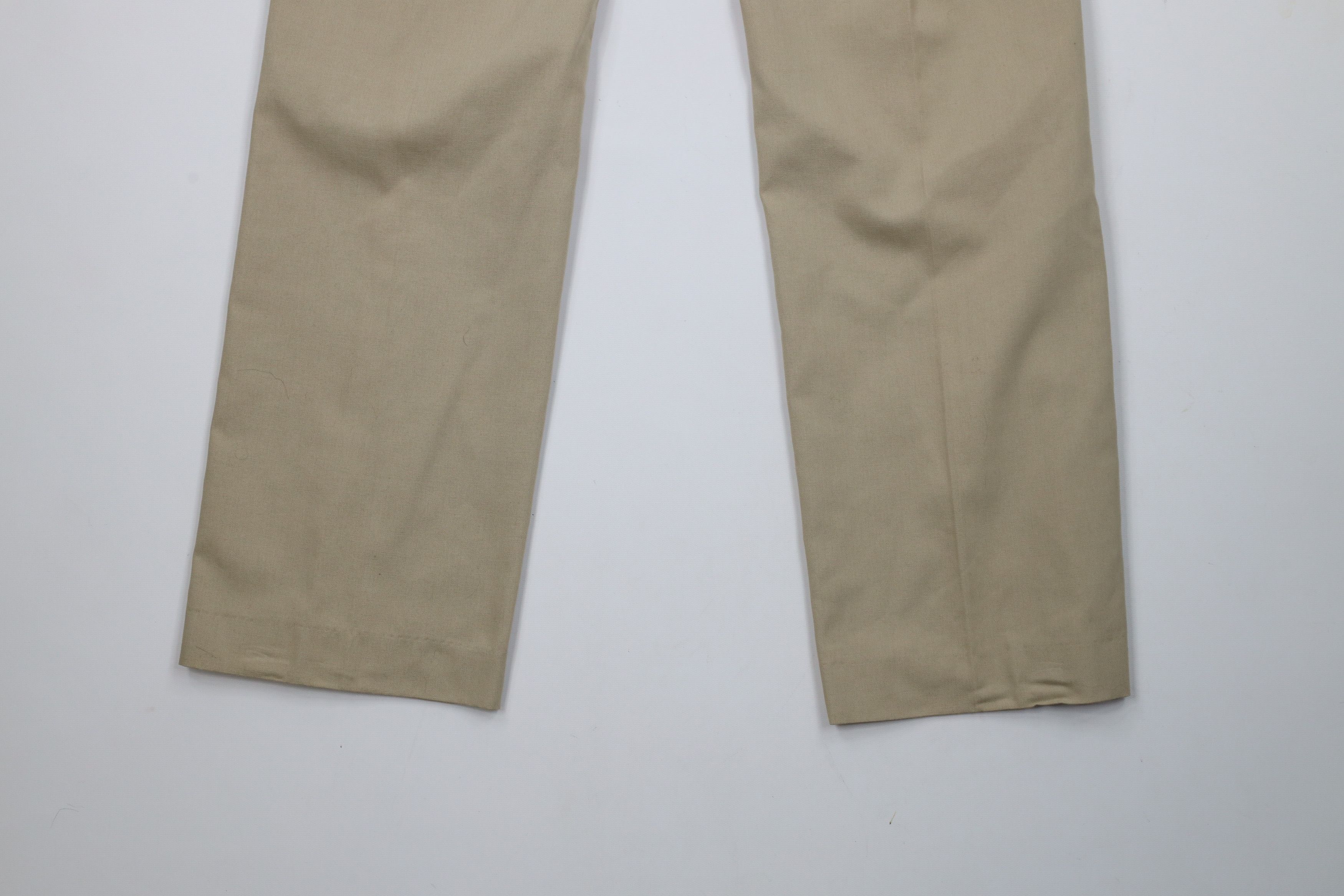 Vintage Vintage 70s Streetwear Wide Leg Chino Pants Trousers Beige Size US 32 / EU 48 - 12 Thumbnail