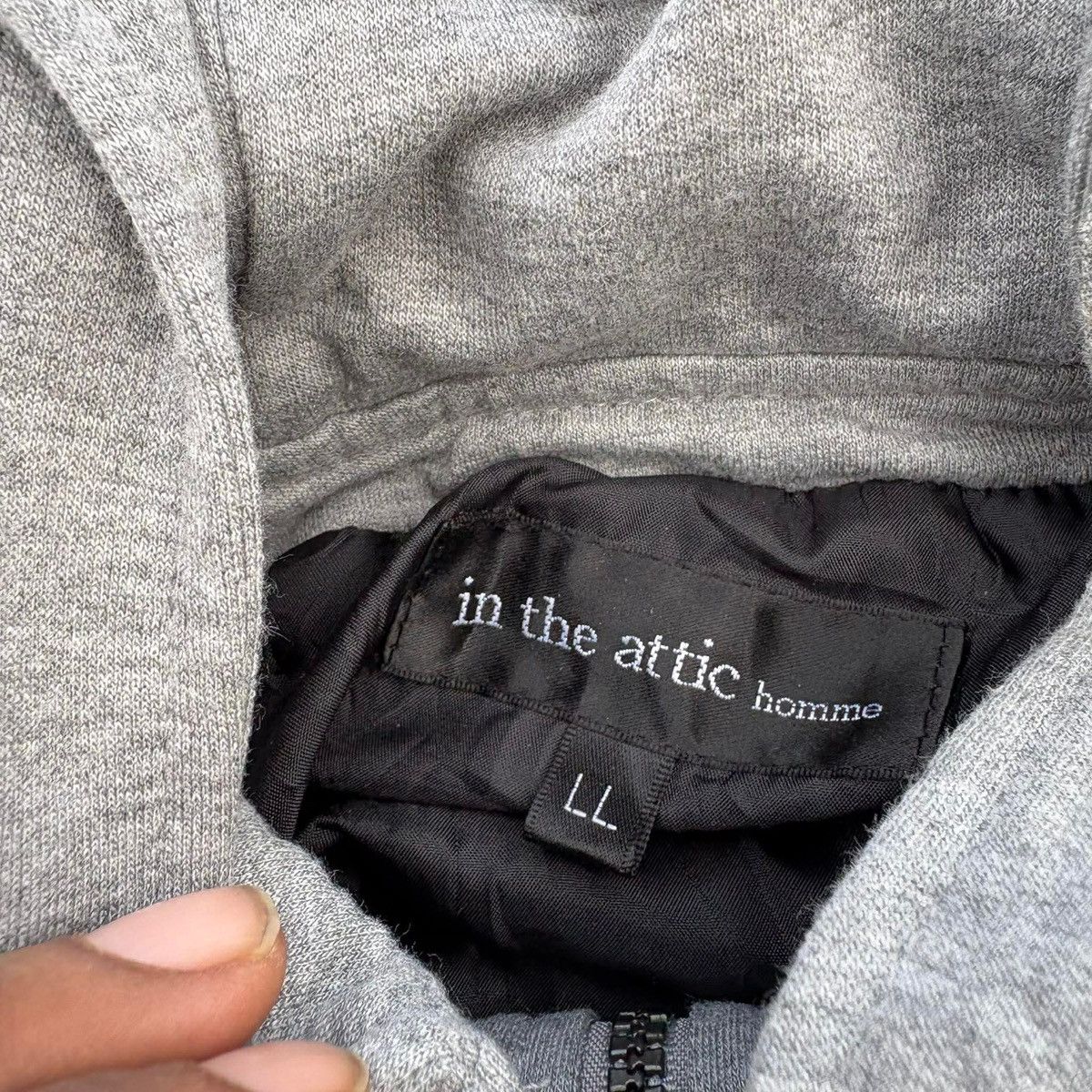 In The Attic In The Attic Homme Layered Hooded Wool Jacket Japanese Y2K Size US L / EU 52-54 / 3 - 2 Thumbnail