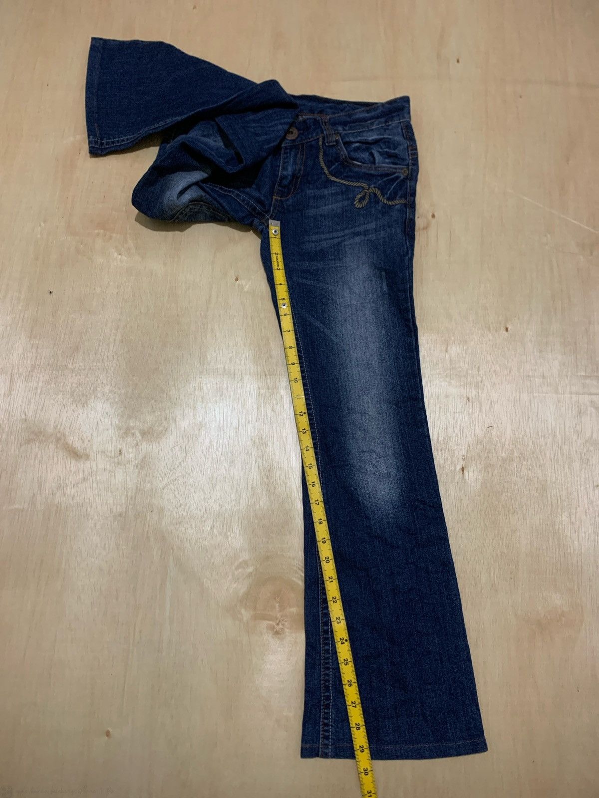If Six Was Nine × Japanese Brand × Tornado Mart Flare Latooku Fox Jeans Bootcut Ifsixwasnine Size US 31 - 12 Thumbnail