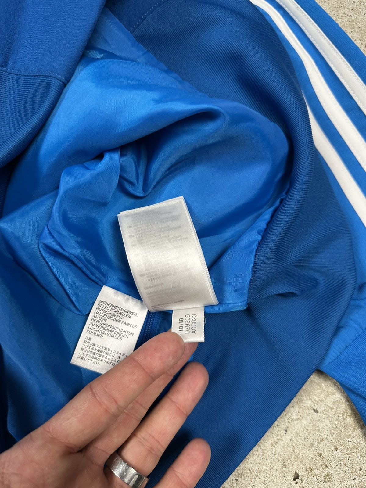 Adidas Adidas x Real Madrid Blue Light Track Jacket Training Top Size US L / EU 52-54 / 3 - 11 Thumbnail