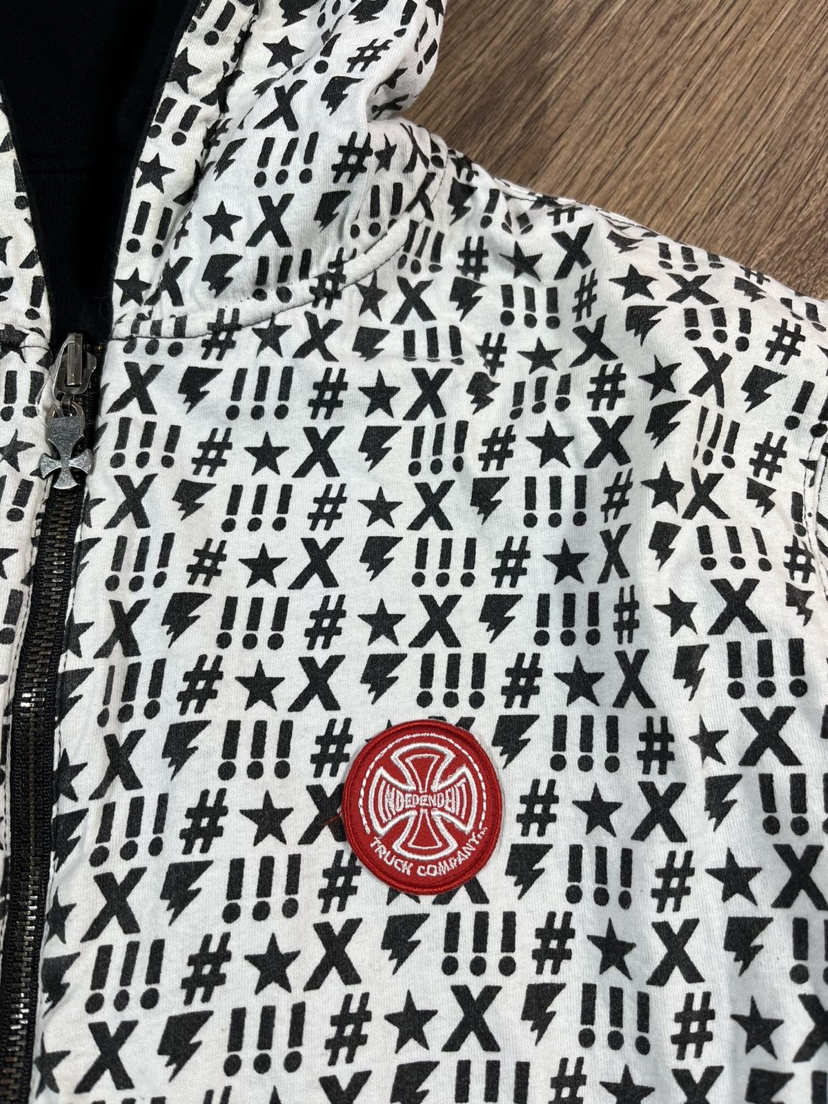 Independent Truck Co. Y2K Reversible Zip-Up Hoodie Independent Logo Graphic Print Size US S / EU 44-46 / 1 - 14 Thumbnail