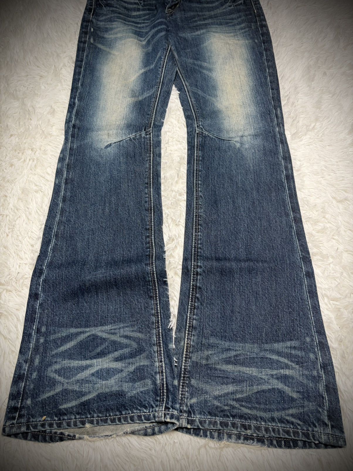 Japanese Brand Gostar De Fuga Flared whisker jeans Size US 32 / EU 48 - 3 Thumbnail