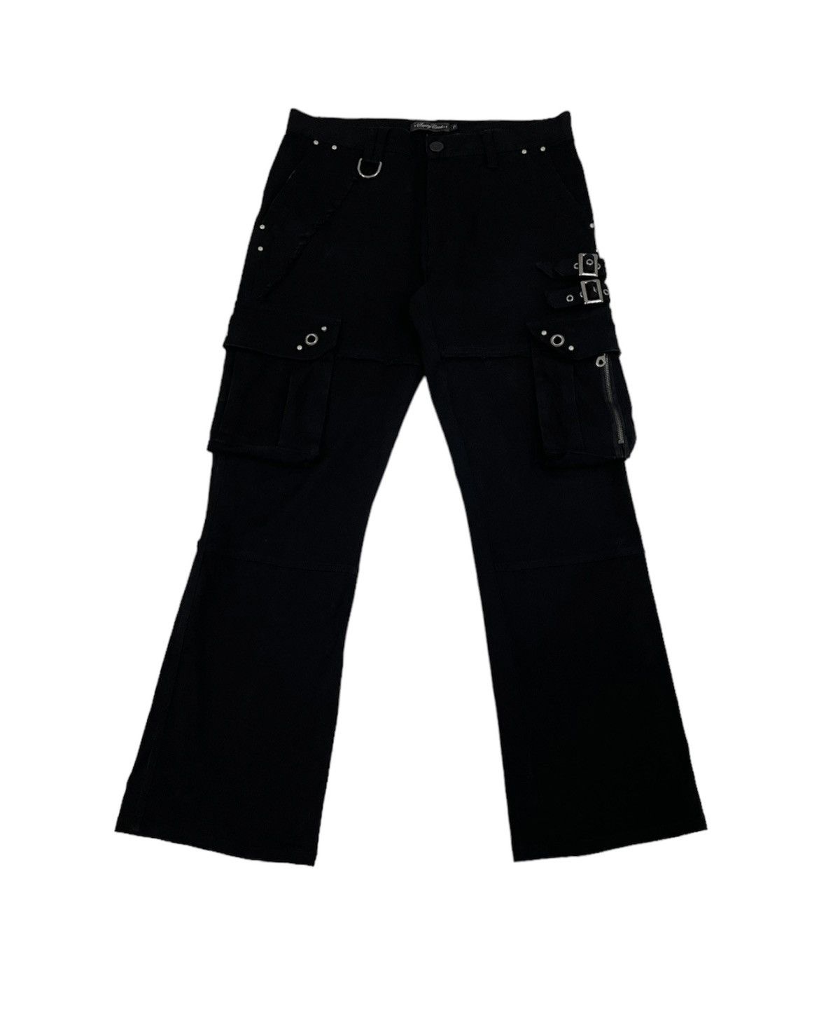 14th Addiction × If Six Was Nine × KMRii Saucy Cool Japan Bondage Cargo Pants Size US 32 / EU 48 - 2 Thumbnail